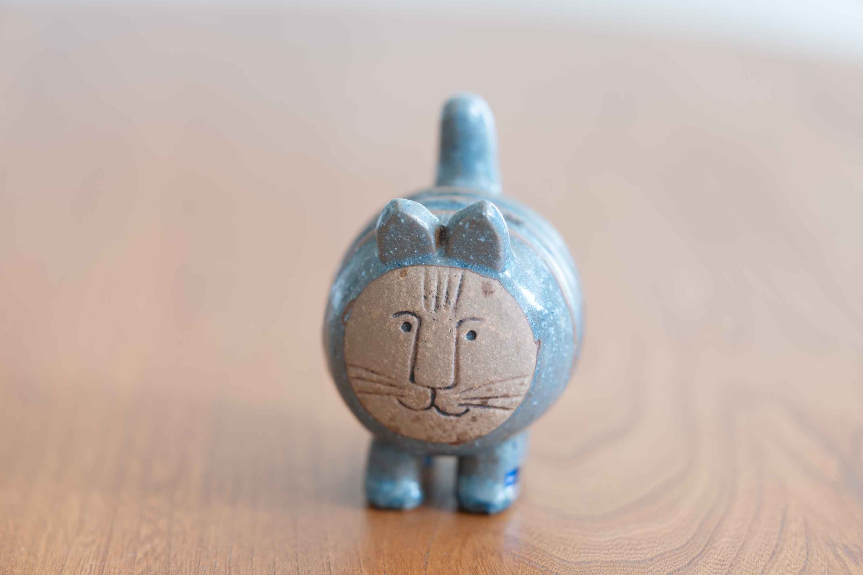 リサラーソン LISA LARSON　スェーデン　グスタフスベリ（Gustavsberg）社製　1950年代〜　「Menageri」シリーズのねこ