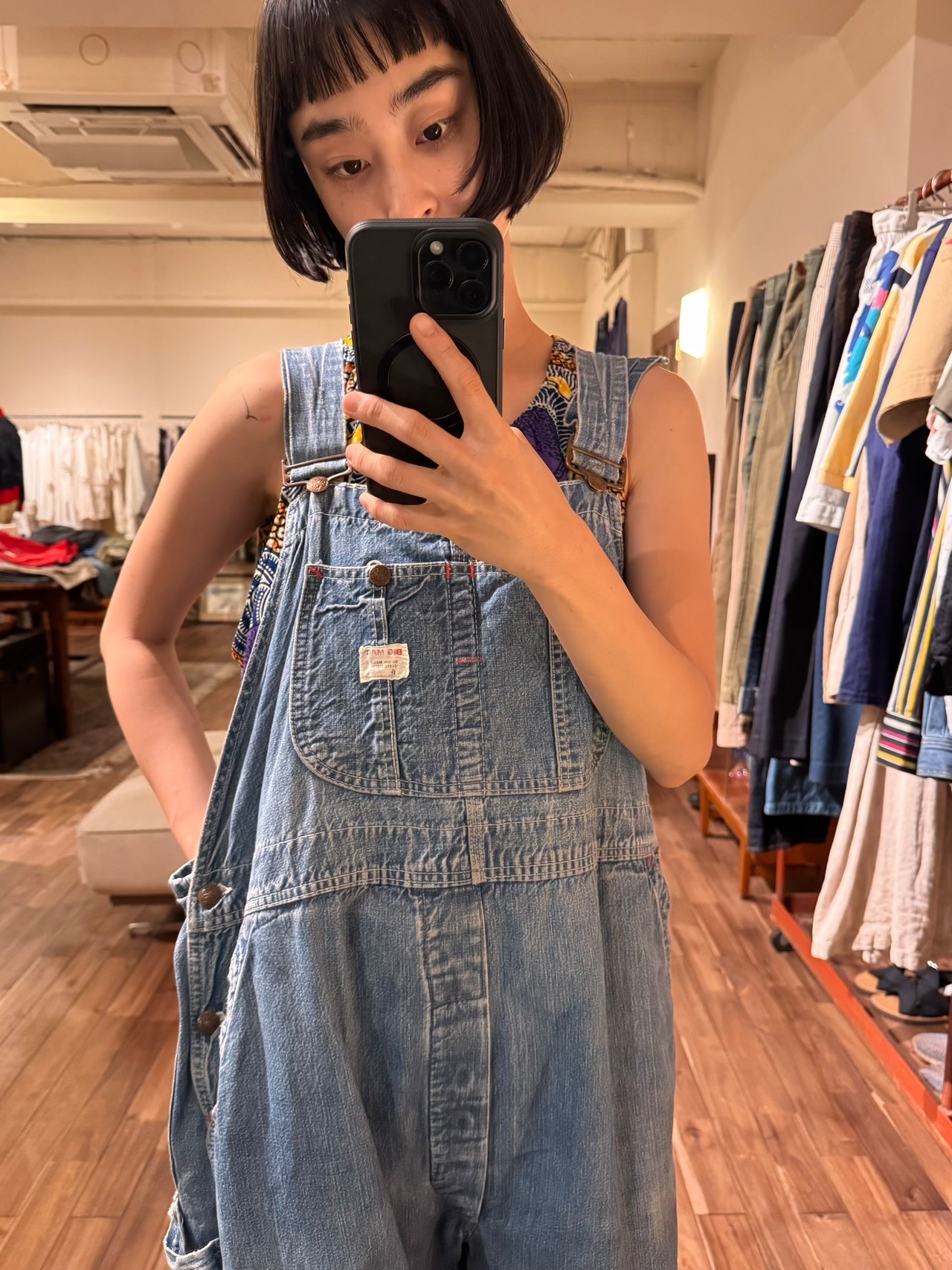 1950s-60s "BIG MAC" Penneys Square Bak Denim Overalls
（50s-60s ビッグマック ペニーズ スクエアバック デニムオーバーオール）