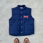DEADSTOCK "Budweiser" Promo Puffer Vest by Unitog・L