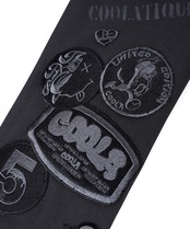 【先行予約販売】パッチ＆ペイントテーラードジャケット (BLACK×WHITE)　CQ-47040