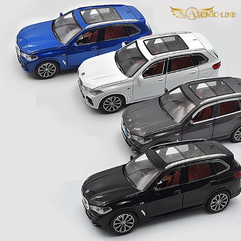 BMW X5 xDrive ミニカー1/24 全4色 ライト点灯 エンジンサウンド 合金