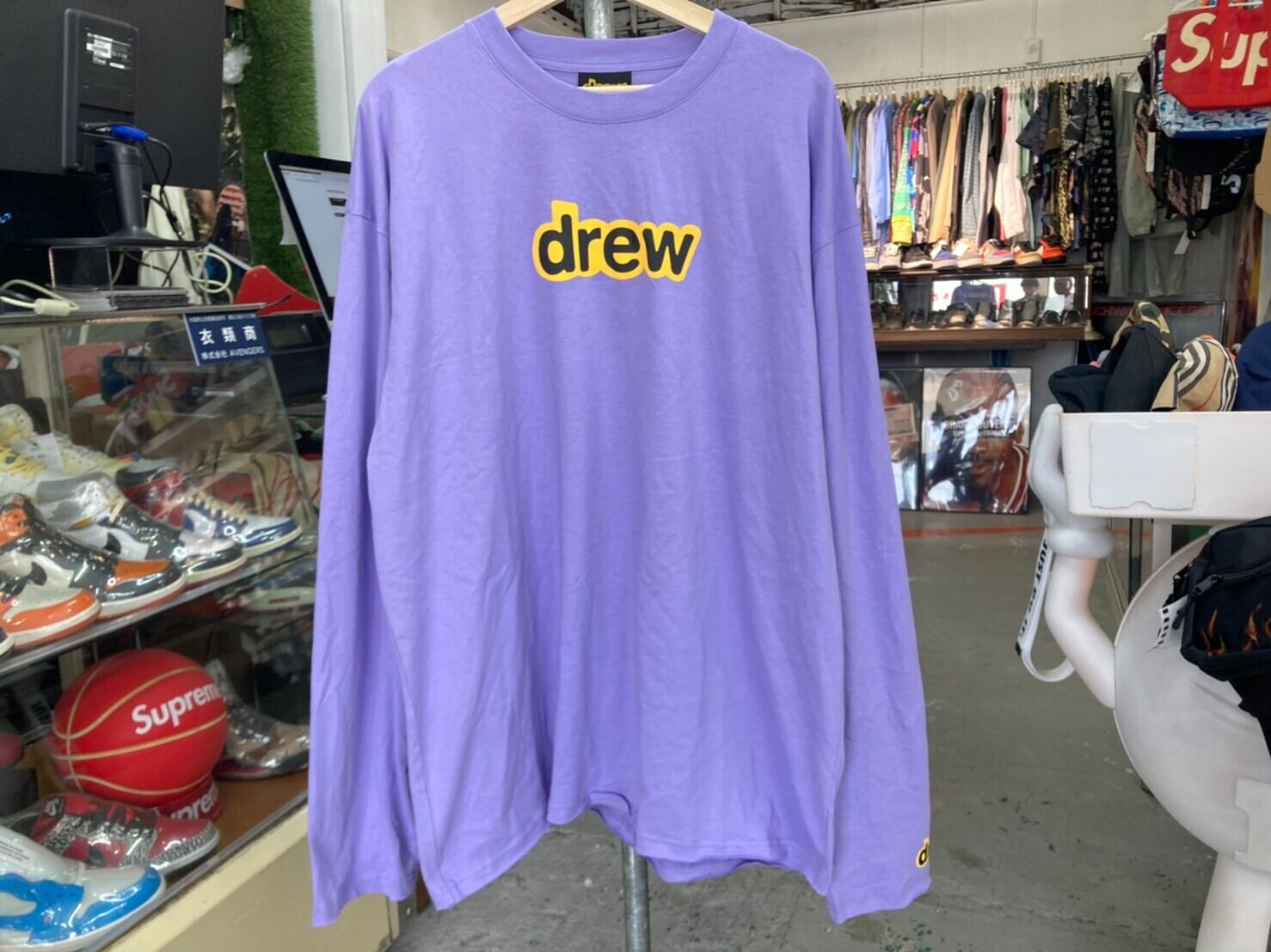 DREW HOUSE SECRET LS TEE PURPLE XL 50KC3287 | BRAND BUYERS OSAKA