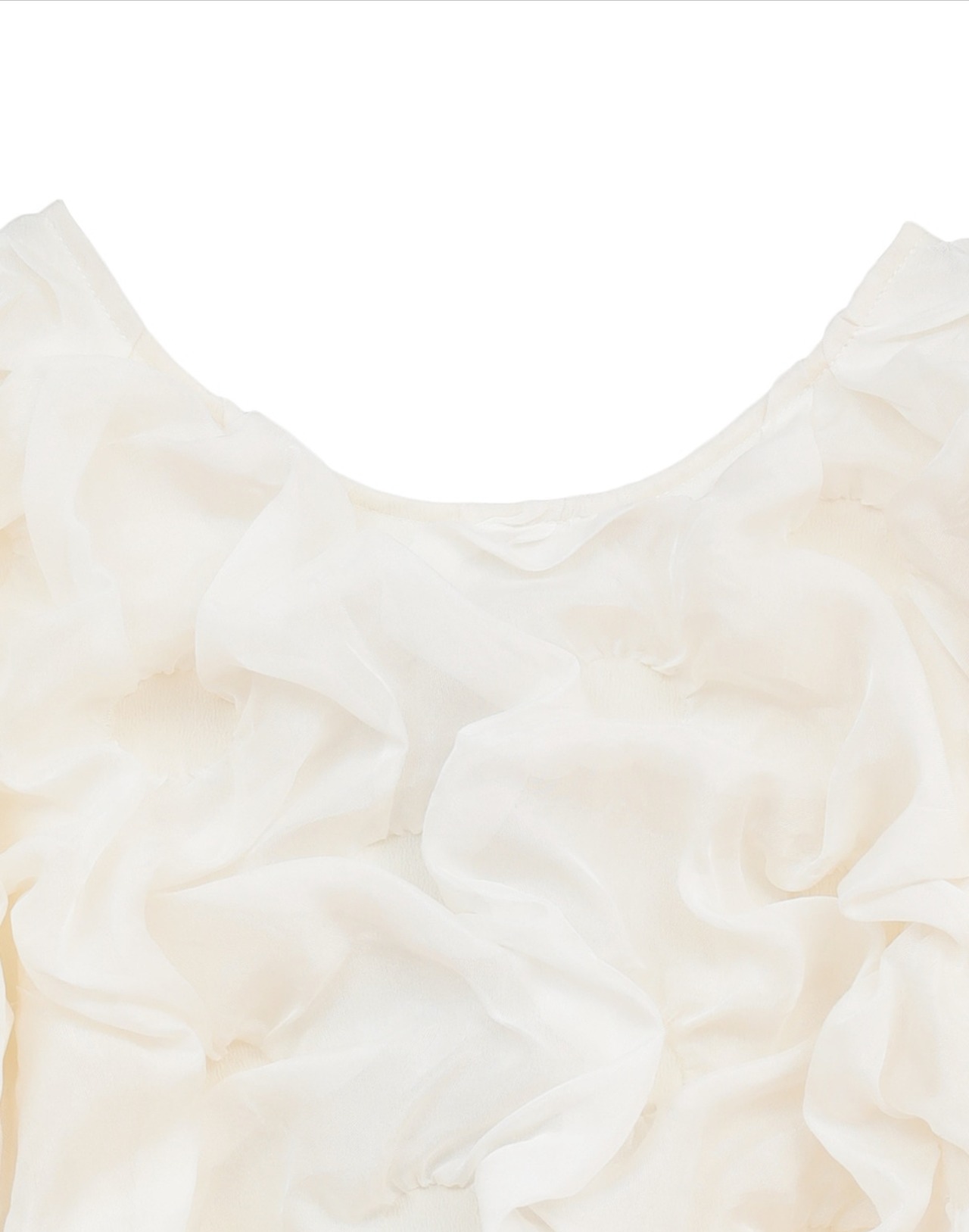 CLANE W FACE CLOUD PUFF SLEEVE TOPS 2色展開