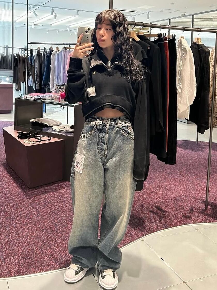 25AW】Maison MIHARA YASUHIRO ミハラヤスヒロ / CROPPED LAYERED PULL