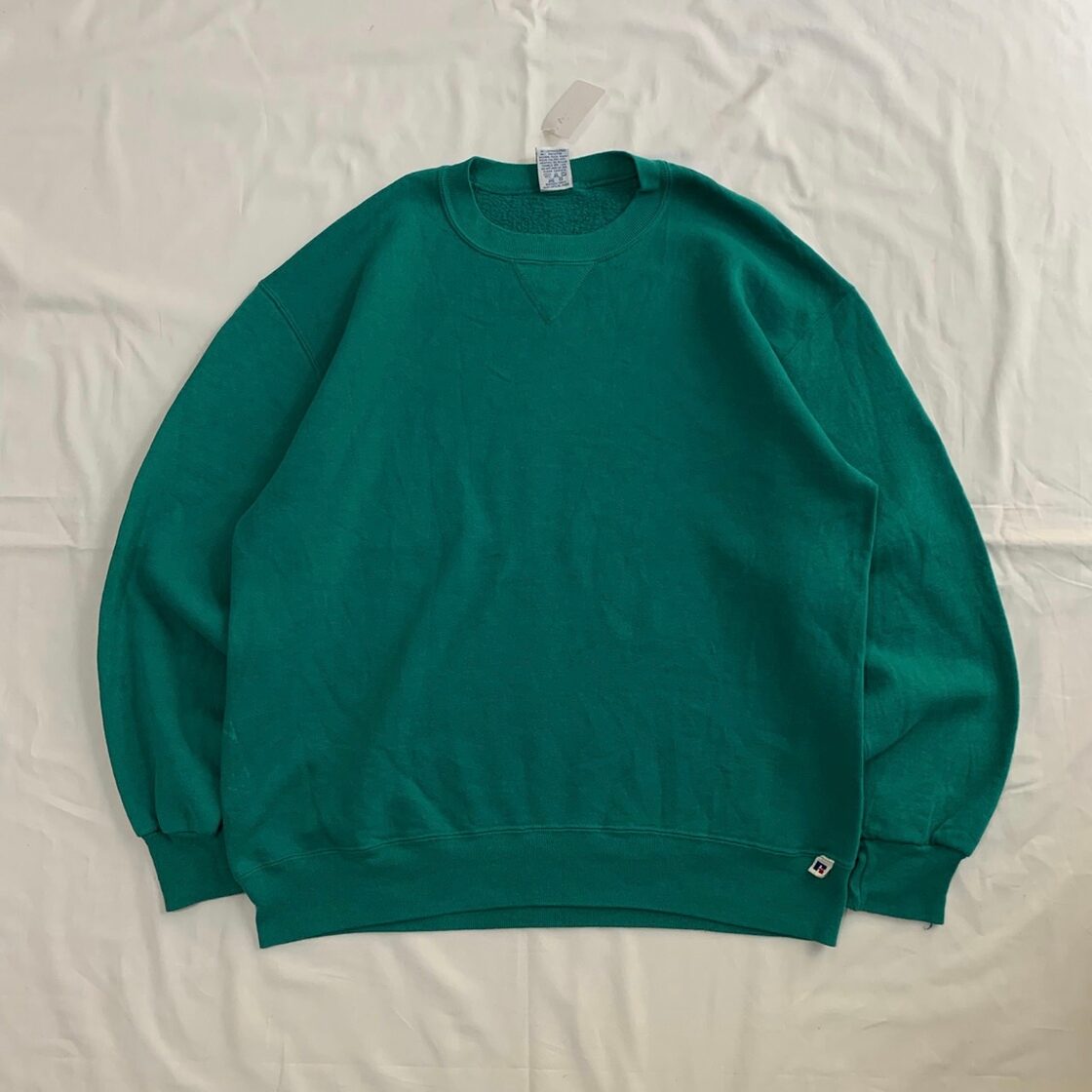 USA製 80s 90s Russell ラッセル スウェット トレーナー グリーン 緑 