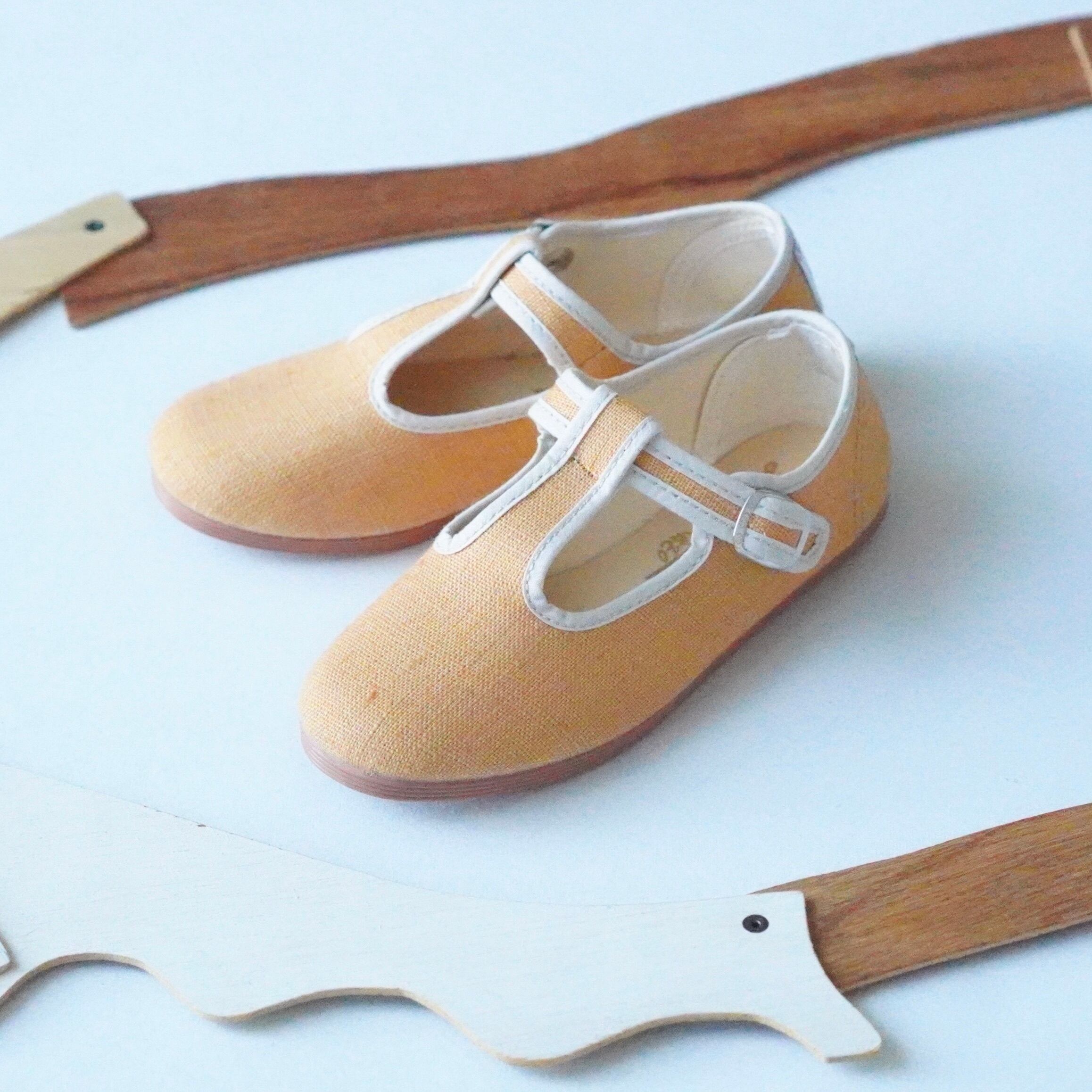 〈 La Cadena 〉SANDALIA “ストラップシューズ” / ハニー / 17?21cm