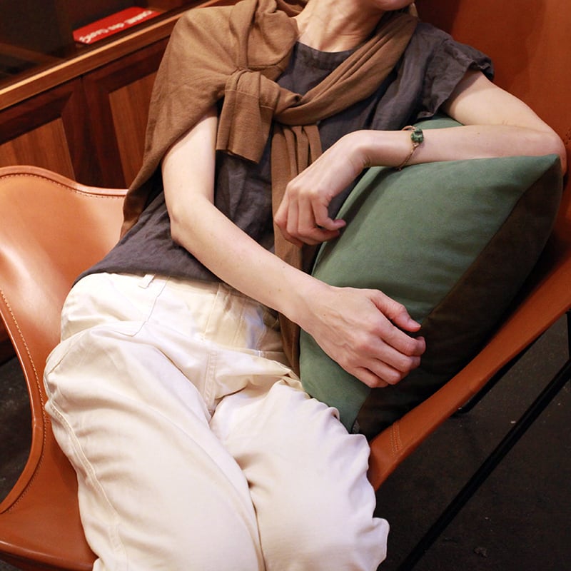 45cm角 ウルトラスエード クッションカバー MOSS | REAL Style online shop