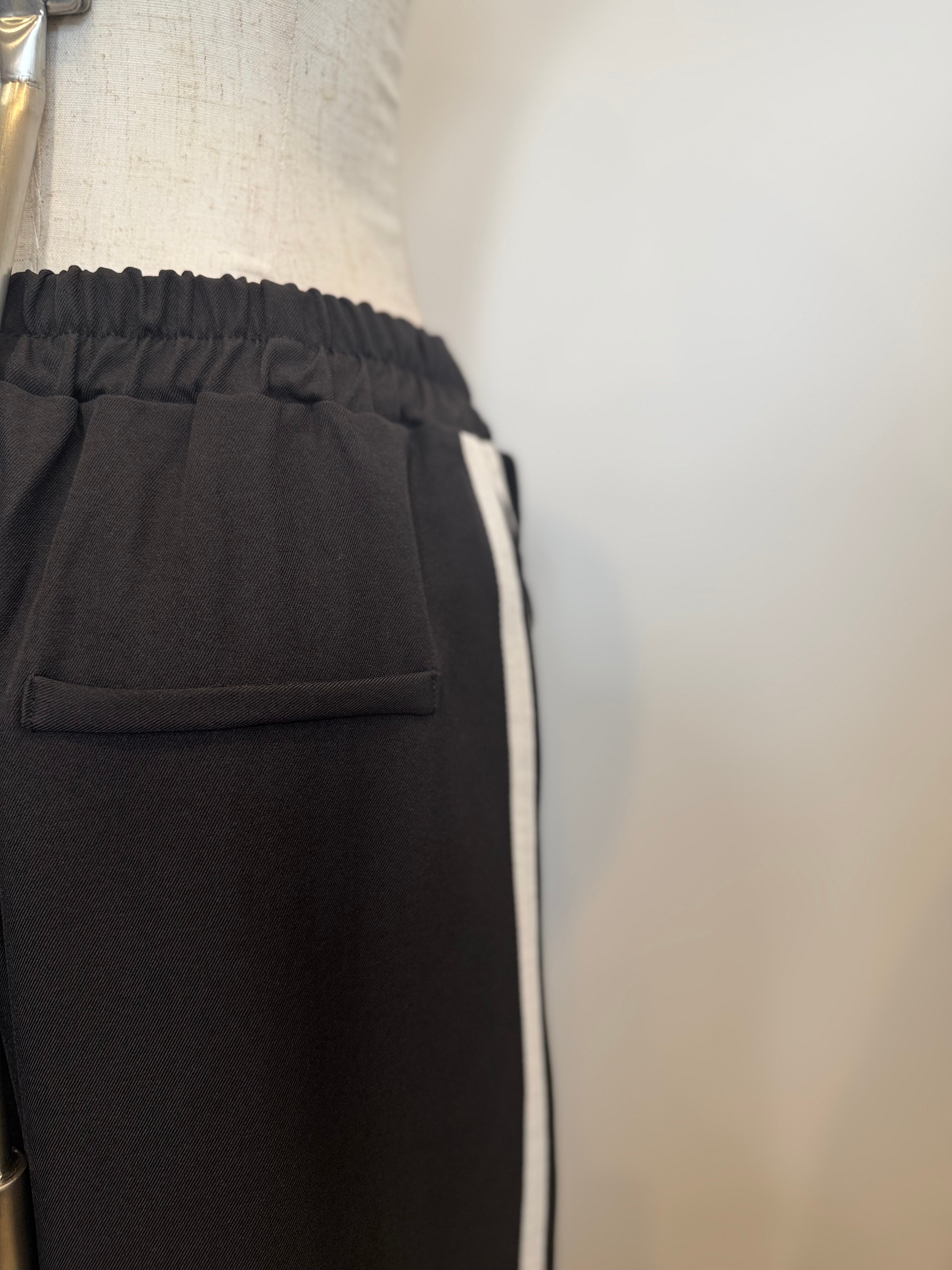 【SELECT】サイドラインジョーゼットパンツ