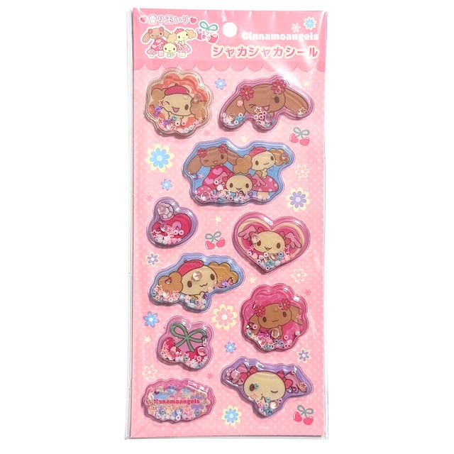 ティーシーピー　サンリオ　シナモエンジェルス　シャカシャカシール（香り玉入り）フラワー