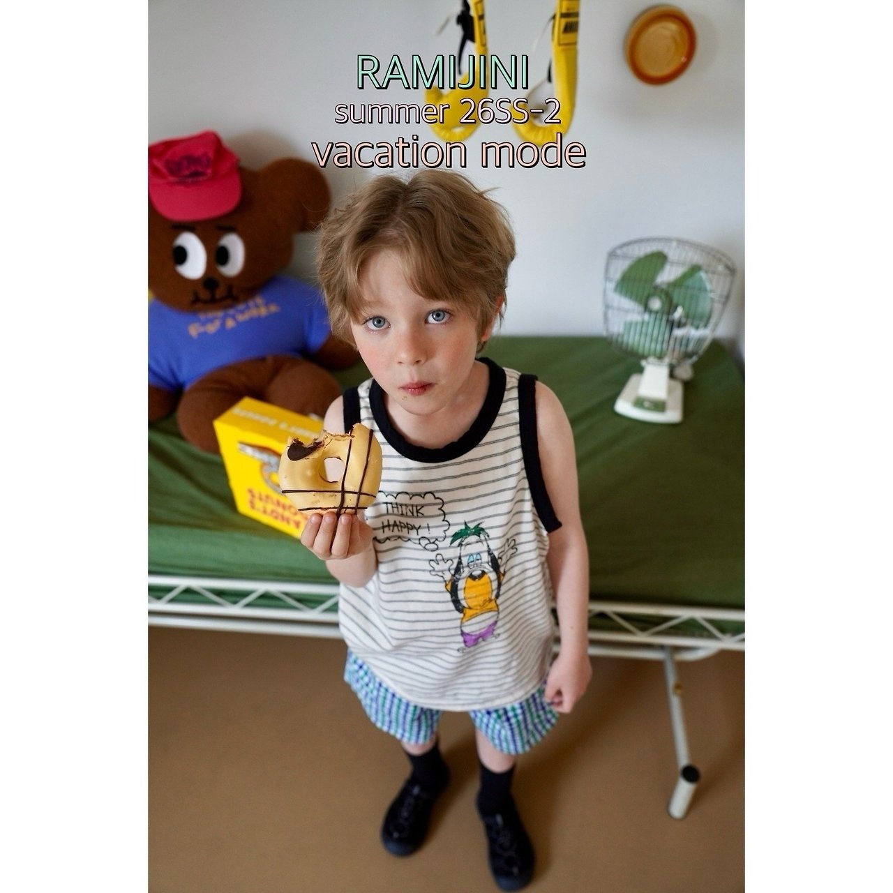 [Ramijini] Happy Dog Sleeveless Tee / [라미지니] 해피독나시티