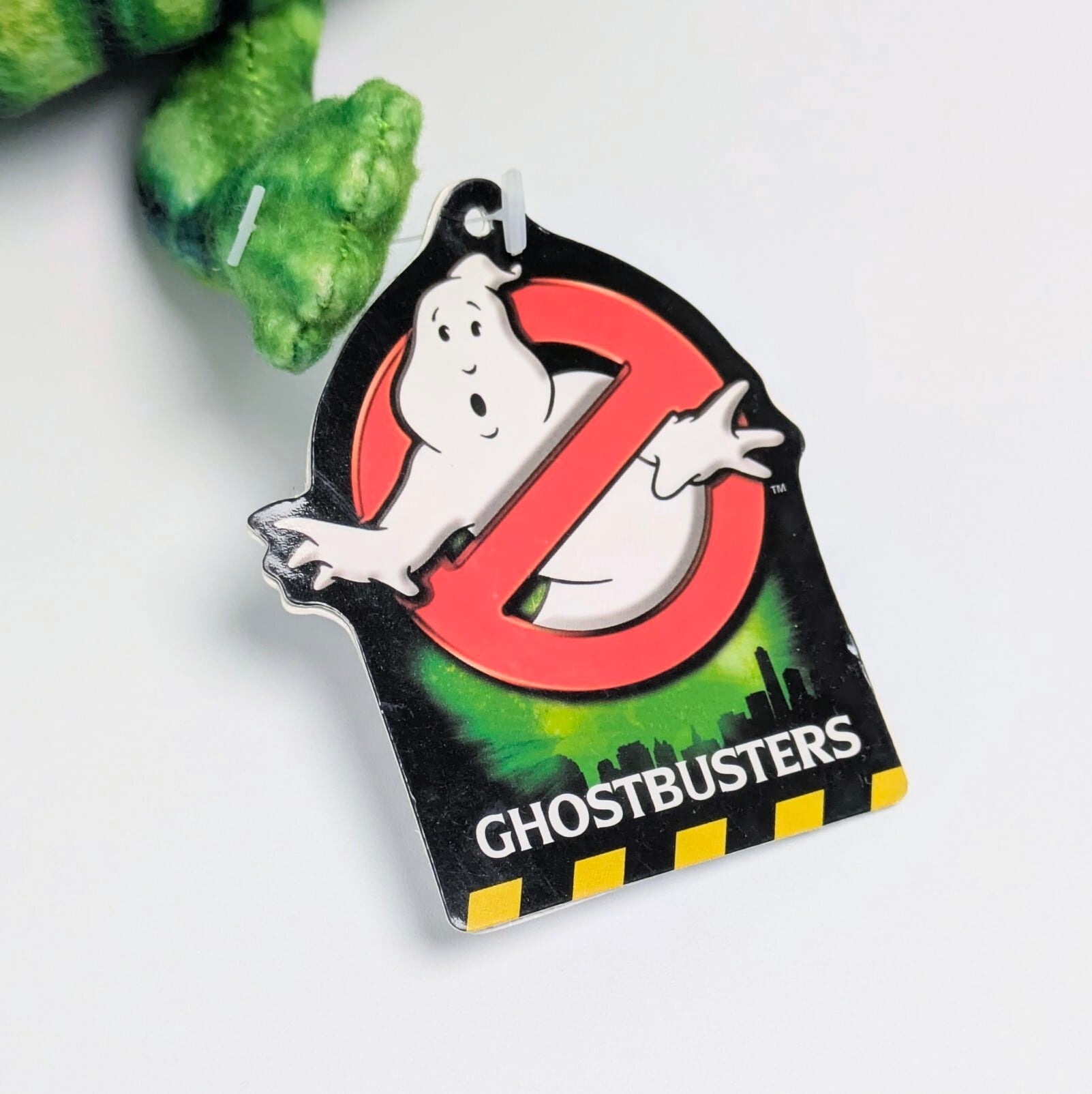 【 Ghostbusters ( ゴーストバスターズ )2016 】 スライマー( slimer )プラッシュキーホルダー / マスコット / ぬいぐるみキーホルダー 〚アメリカン雑貨 アメトイ〛