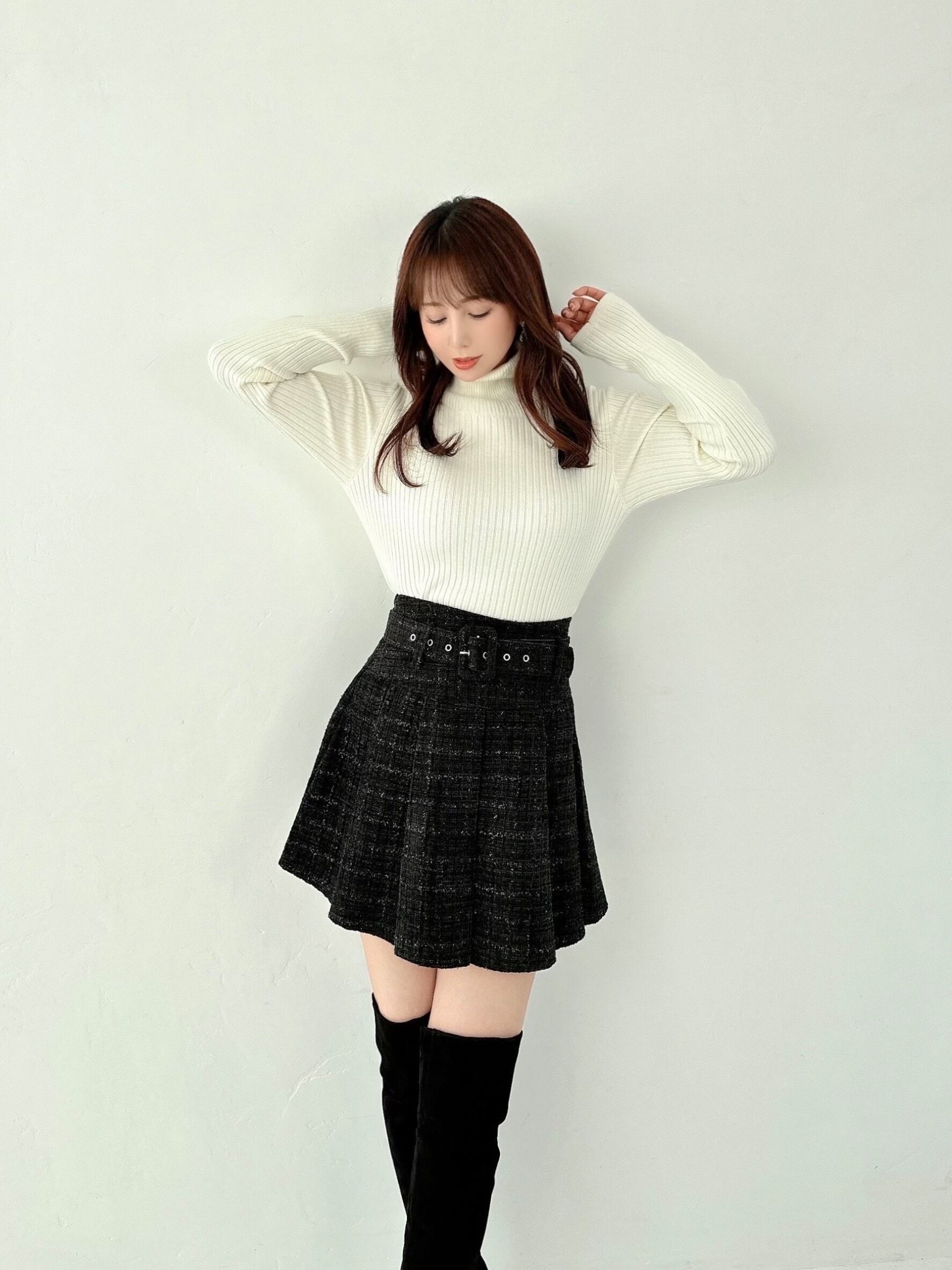 モコアズ タートルネック ニット トップス