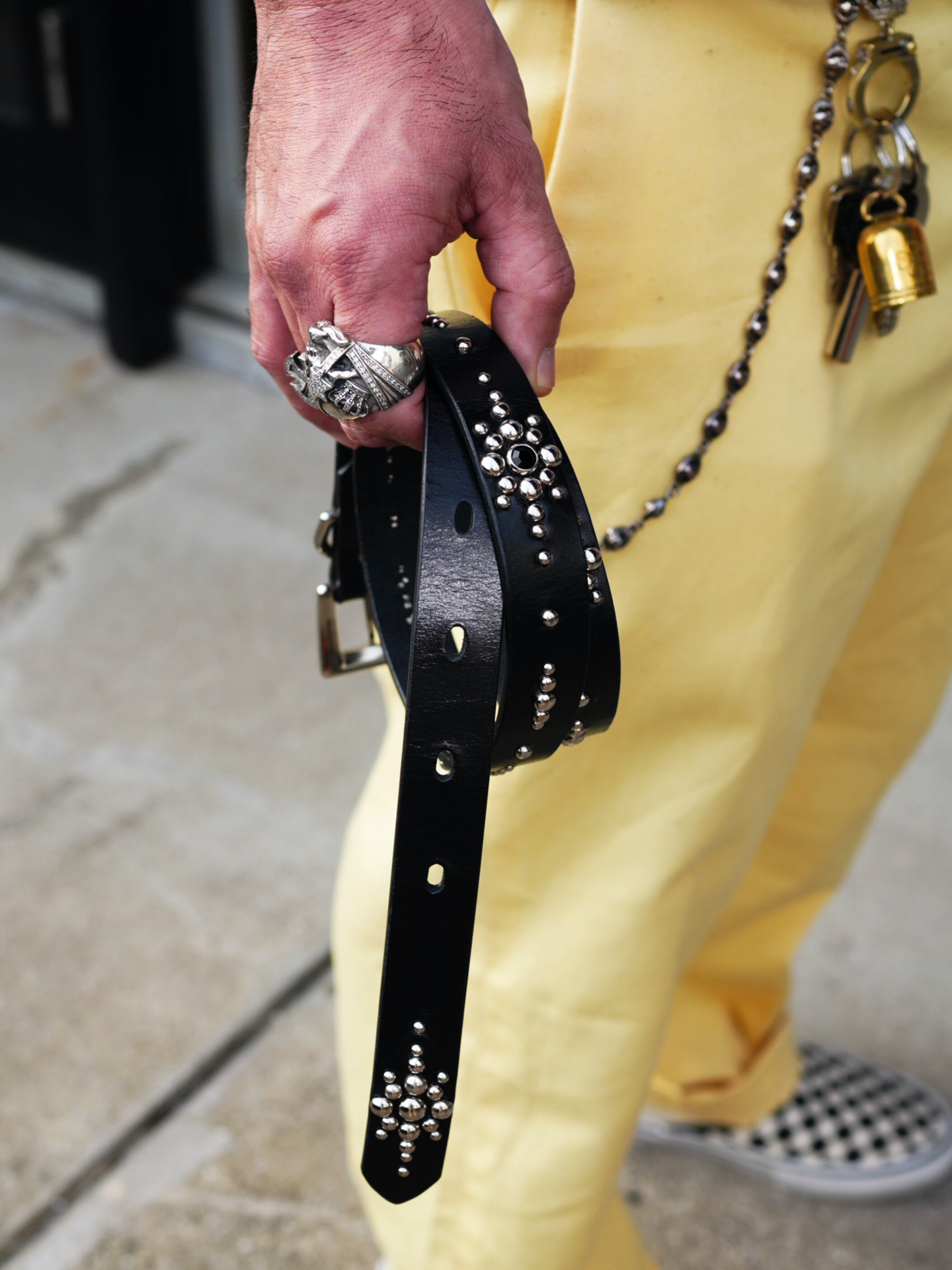 STUDS NARROW BELT | PAY ID