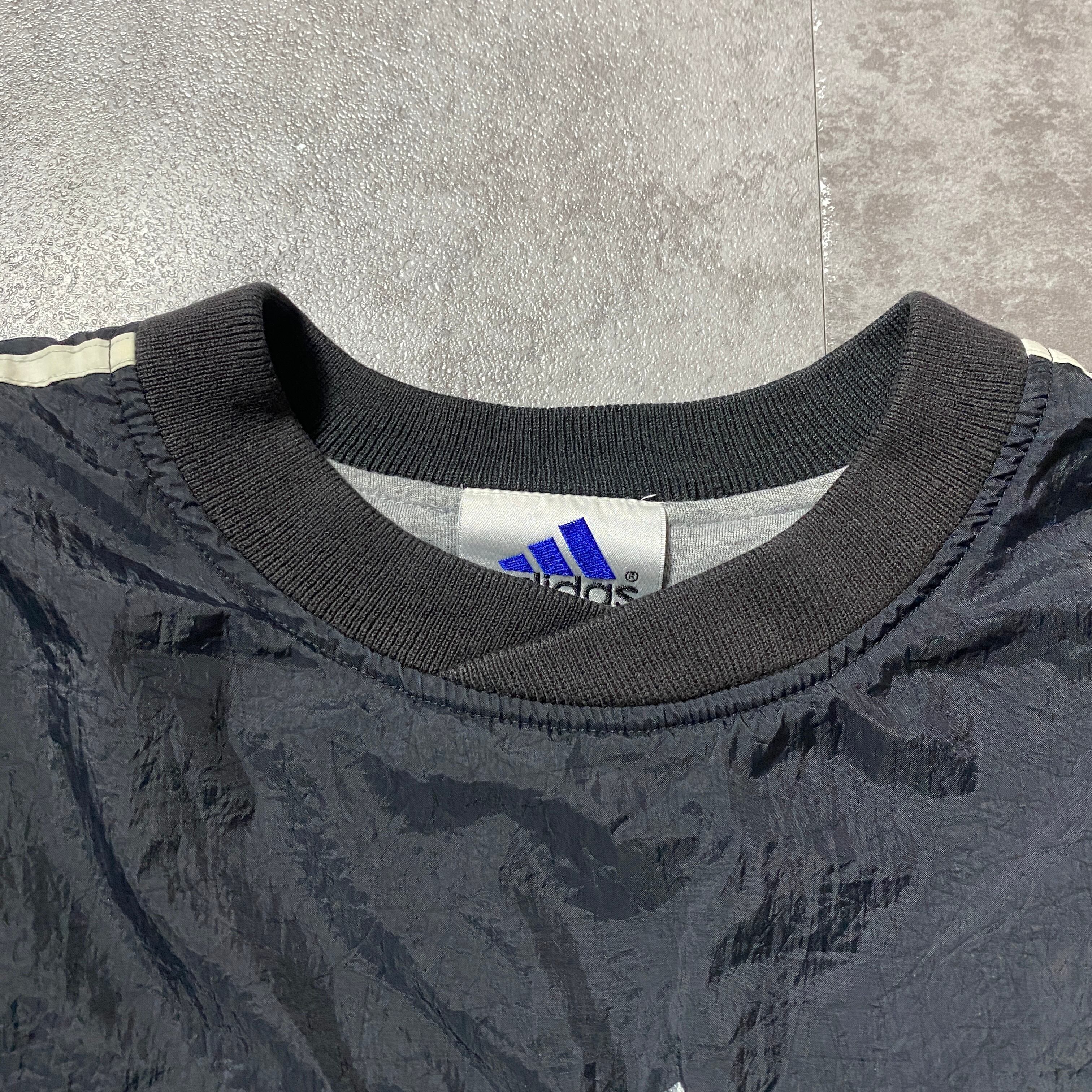 90's-00's adidas アディダス 刺繍パフォーマンスロゴ サイド