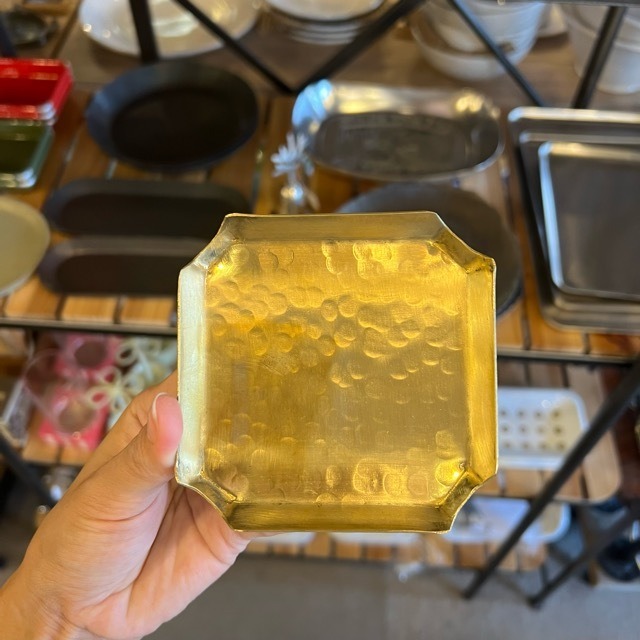 Brass tray　真鍮トレイ　トレイ　ゴールド　アクセサリー収納　tray　Gold　Accessory　