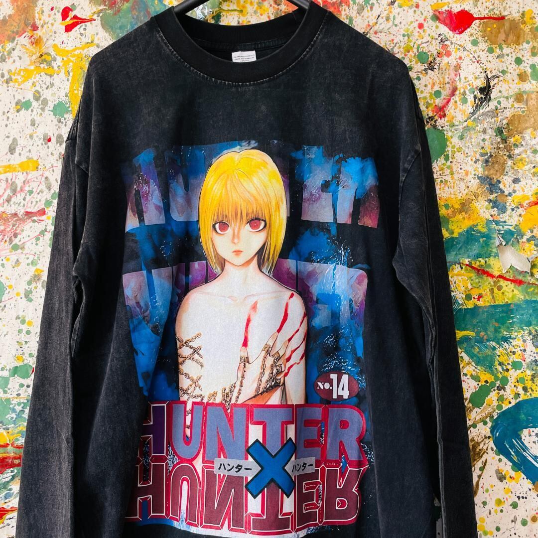 ハンターハンター　クラピカ　アニメ　長袖Tシャツ　XL ハンターハンター クラピカ アニメ 長袖Tシャツ XL - メルカリ