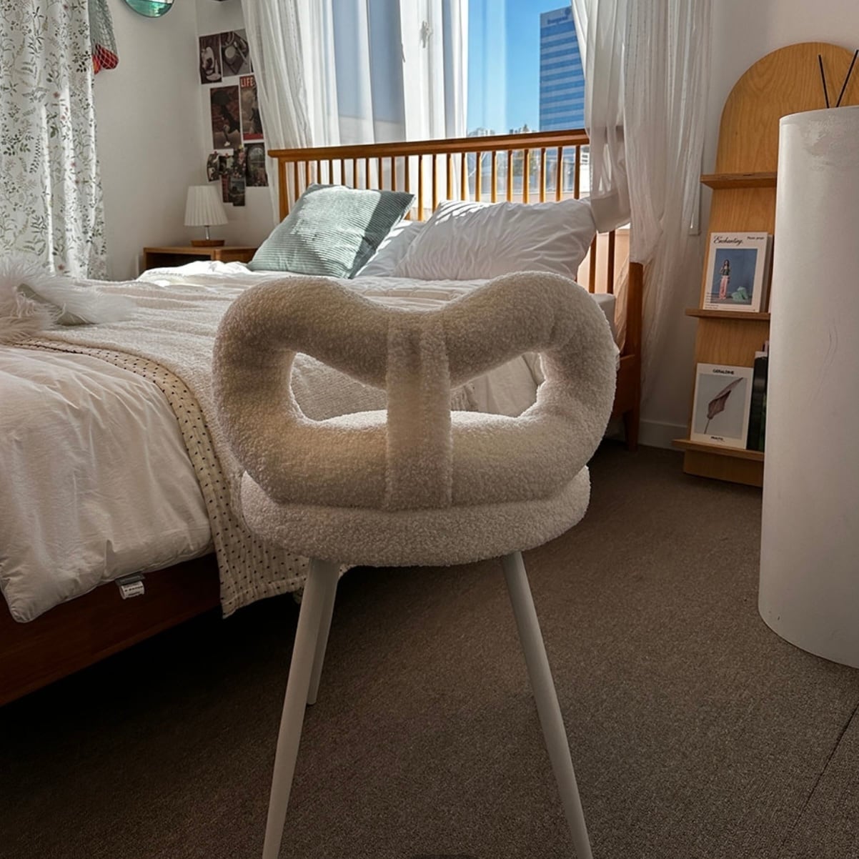 white ribbon chair / ホワイト リボン チェア ダイニング 椅子 北欧