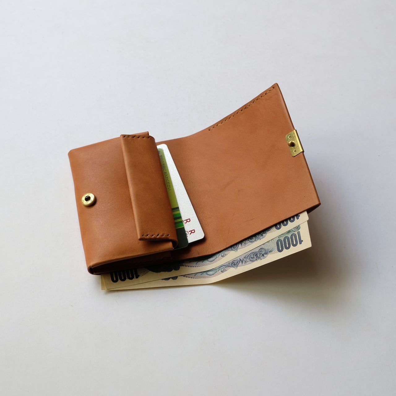 fold wallet / 二つ折り財布 - nat - GUIDI | chamoto