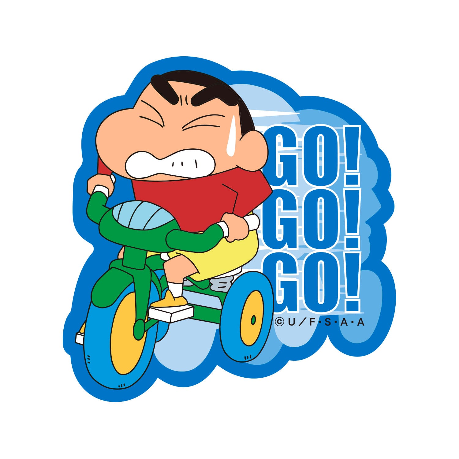 永代　エーダイ　グリップキャラクター　スーパースワロー　即日発送 キャラクターステッカー クレヨンしんちゃん GO！ | キャラクター