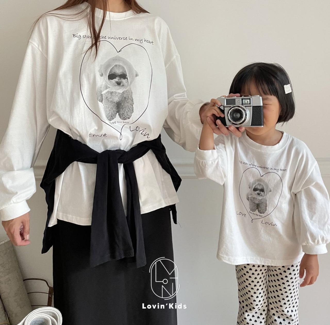 【Lovin'】フーディーパピーT アイボリー 80〜130cm - 14