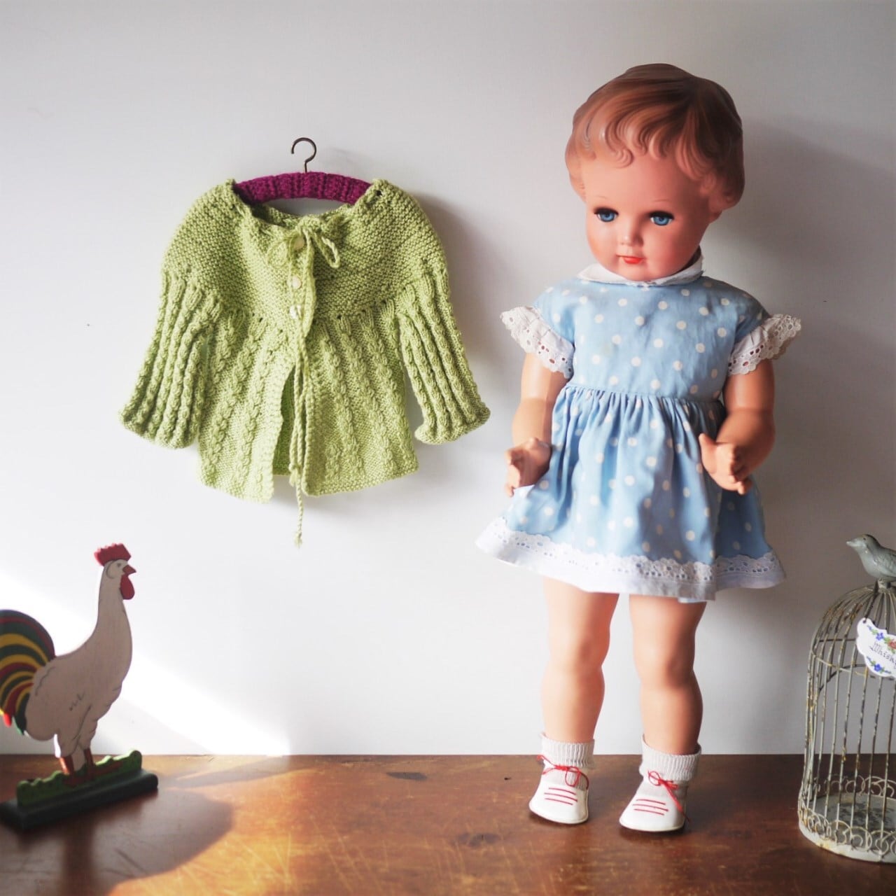 シルトクレート 青い目の女の子人形 URSEL 64cm グロウラードイツ