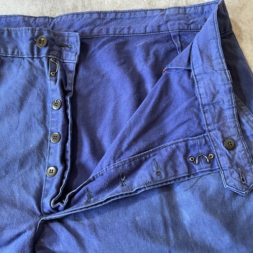 50-60s Matinusable フレンチワーク コットン パンツ W40 詳細写真7