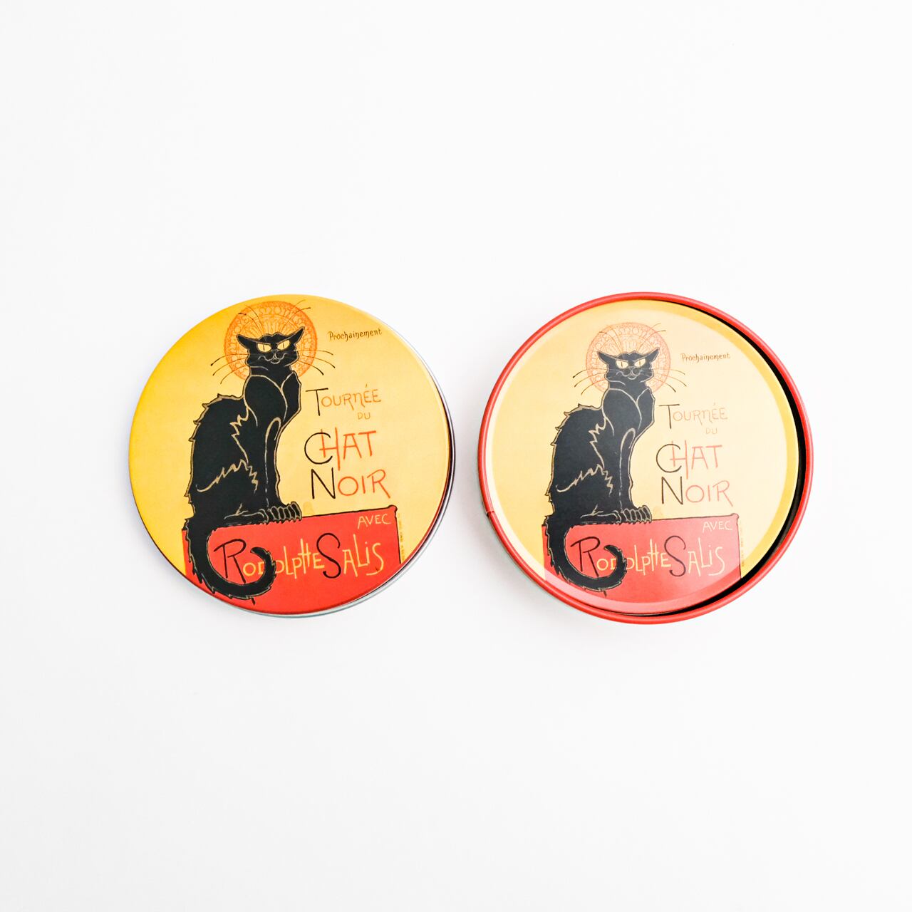 アール ヌーヴォー メタルコースターセット Hmm By 東京都美術館ミュージアムショップ ふむふむ