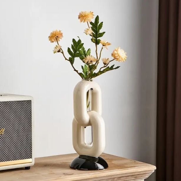 花瓶 北欧風 チェーンデザイン シンプル モダン フラワースタンド 玄関