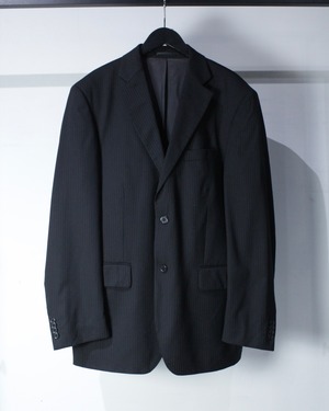 【Caka BLACK】"Loro Piana" Fabric Single Breasted Tailored Jacket