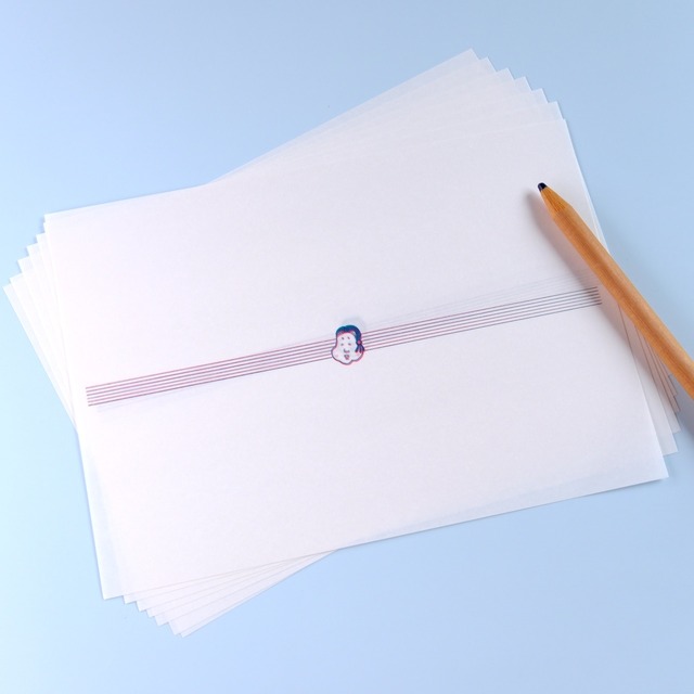 【CHIQON】PAPER IN B6サイズ 便箋「おかめ」