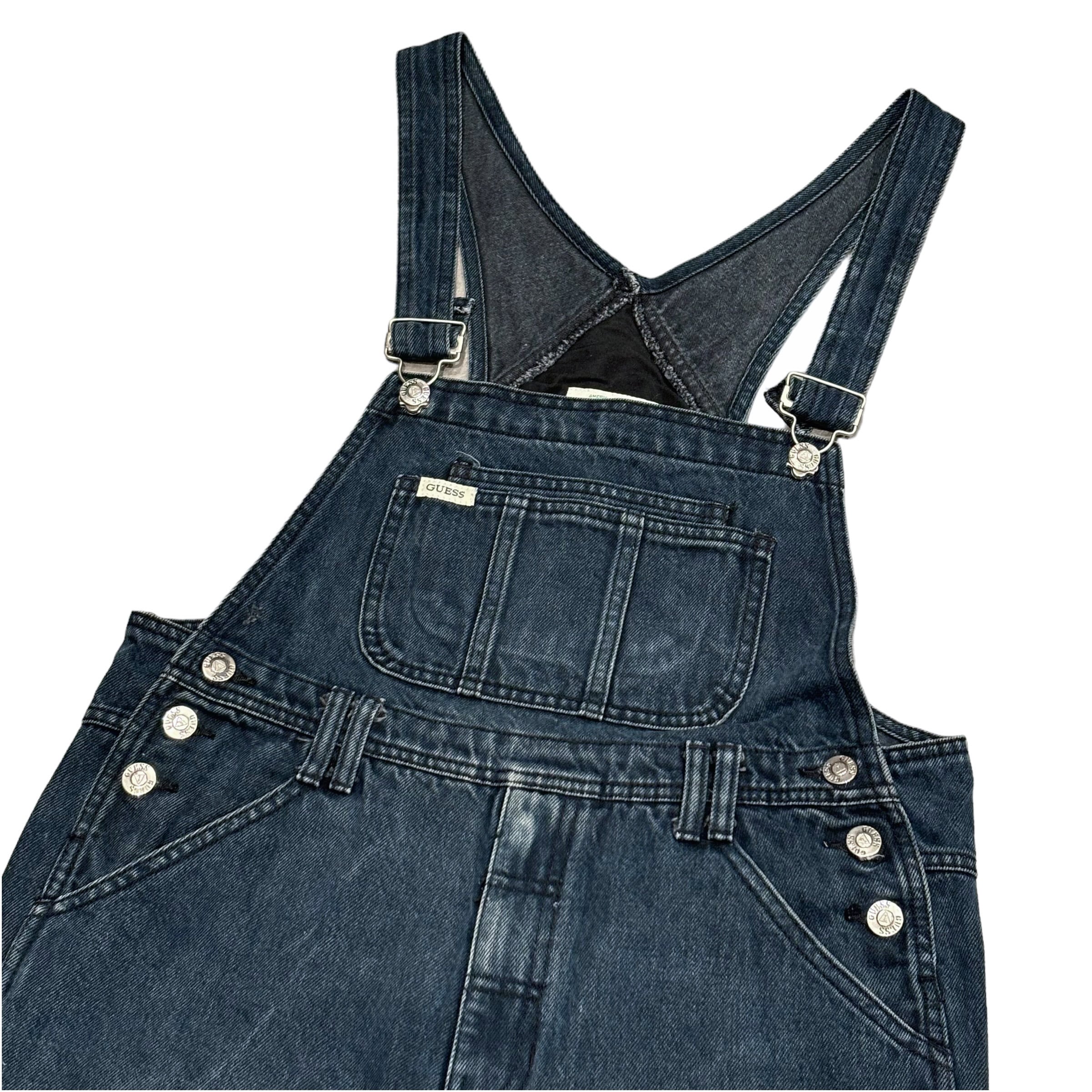 ヴィンテージ GUESS ゲス オーバーオール 90-00's GUESS JEANS Denim Overall W30 / ゲス デニム