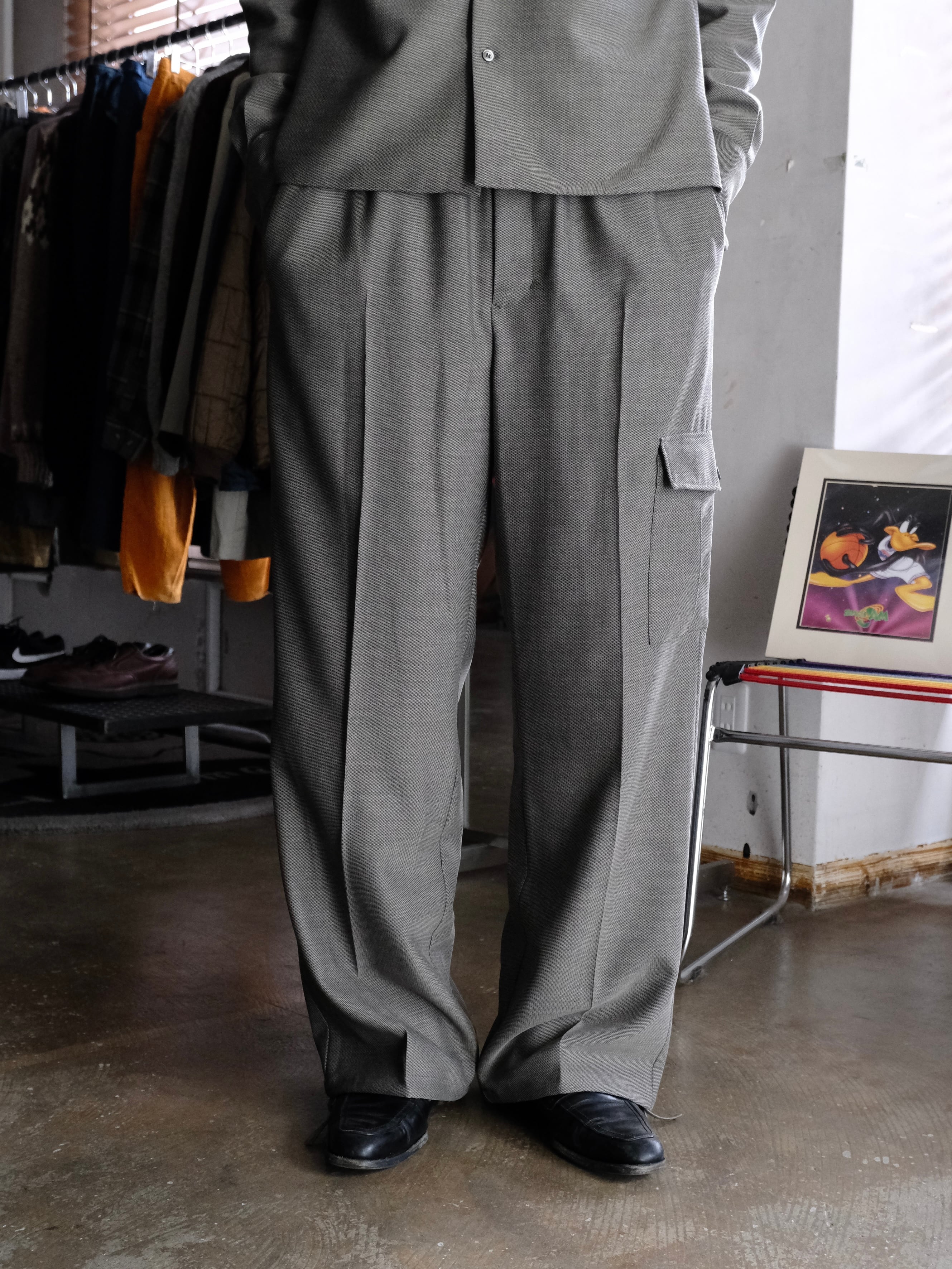 SOSHIOTSUKI】 BUBBLE WAIST CARGO TROUSERS | THE OUR