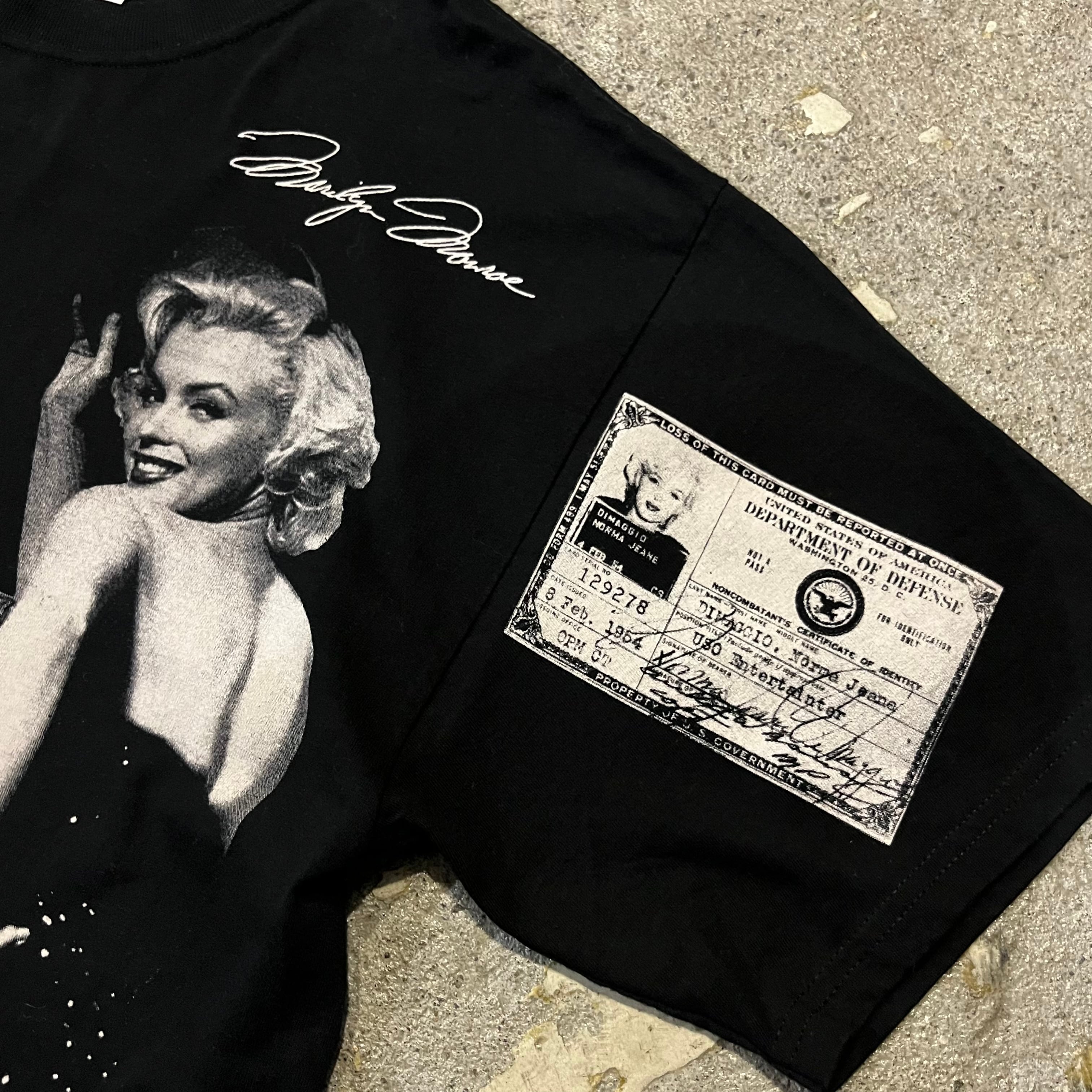 90s Marilyn Monroe mulch print T-shirt【仙台店】 | What