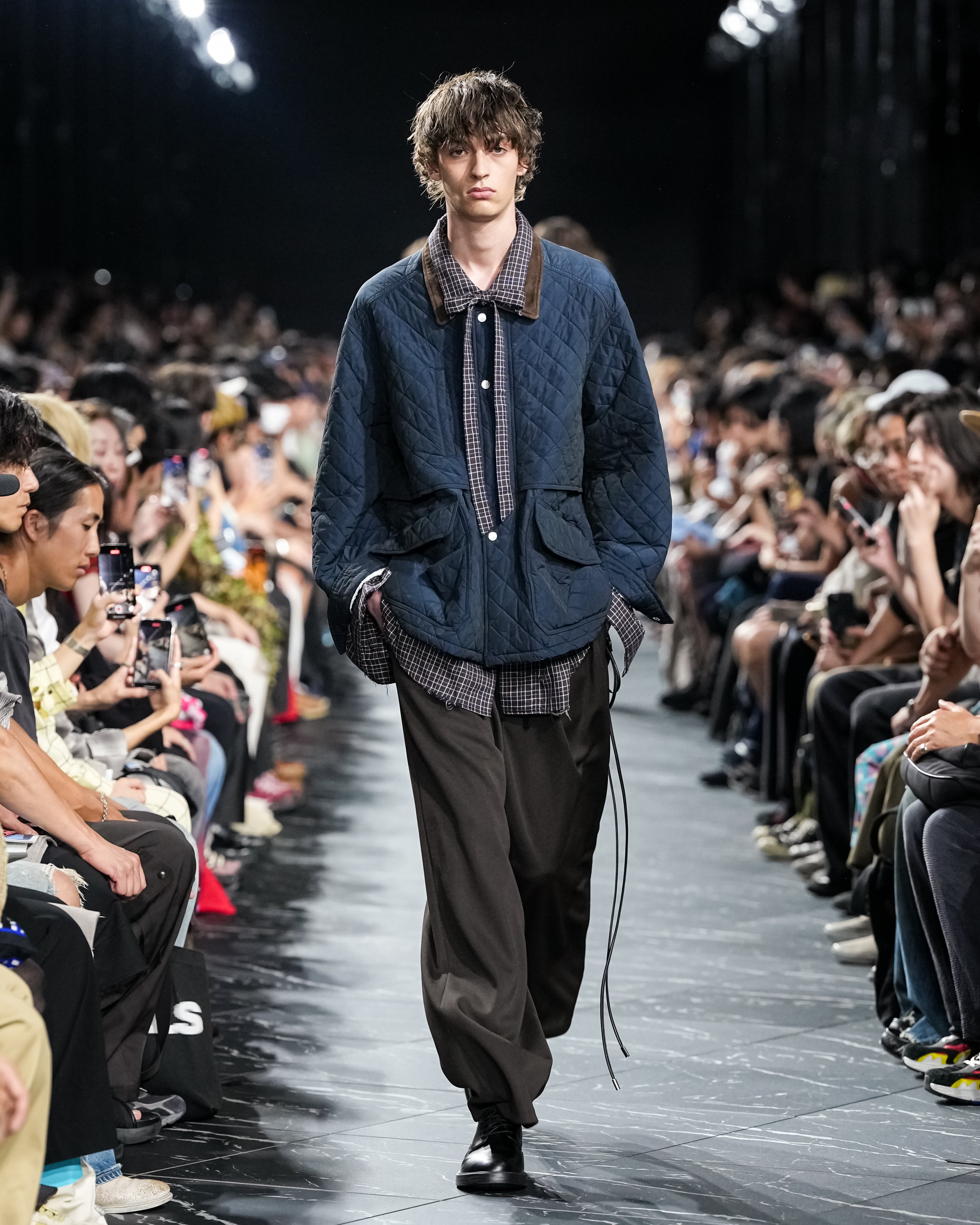 ANCELLM / NYLON QUILTING JACKET (NAVY) | THE MODERN AGE