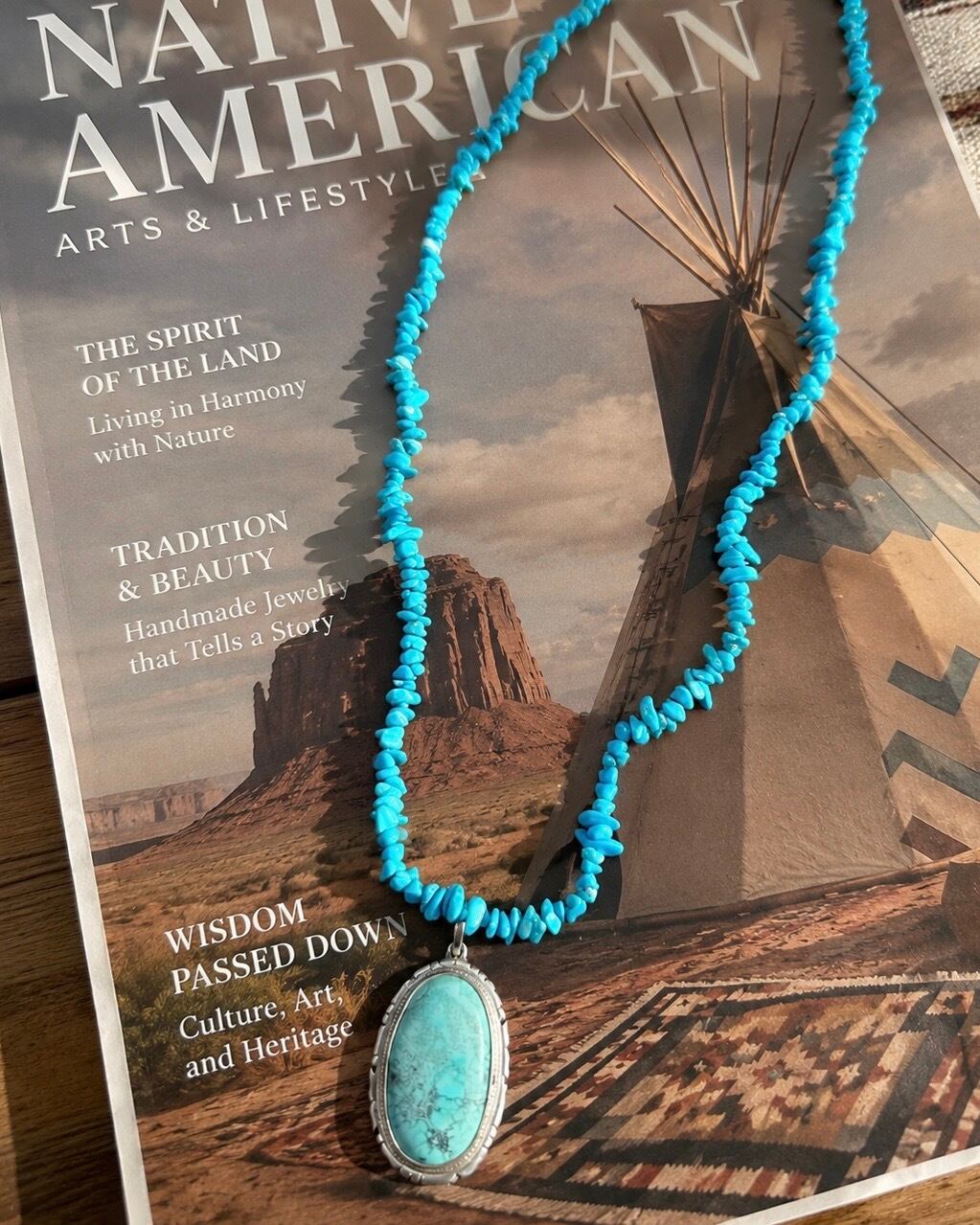 ❗️一点限り❗️Big US turquoise green necklace