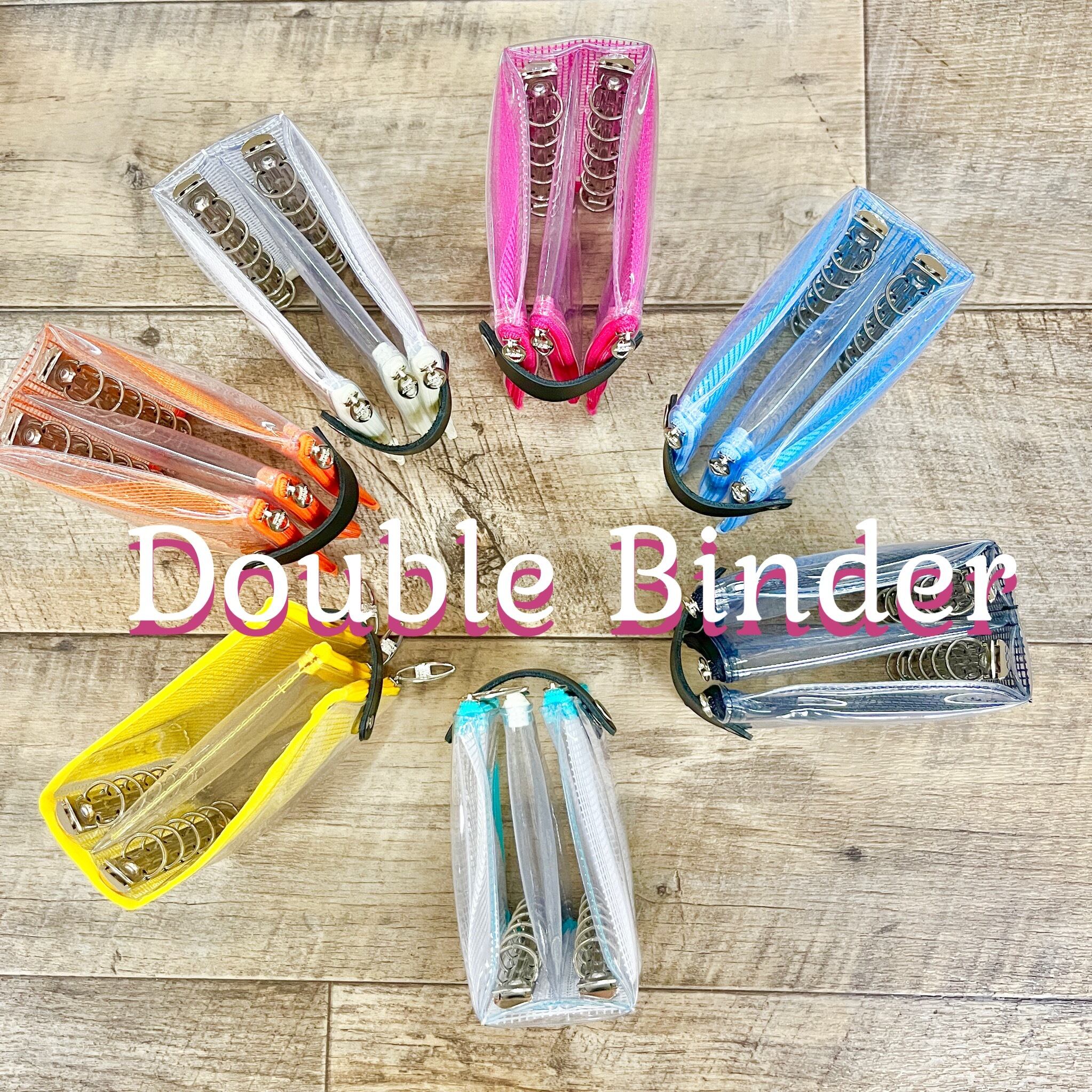 ✨️【ダブル】カラードバインダーR サイズM 【ミニ6穴】✨️スピバル