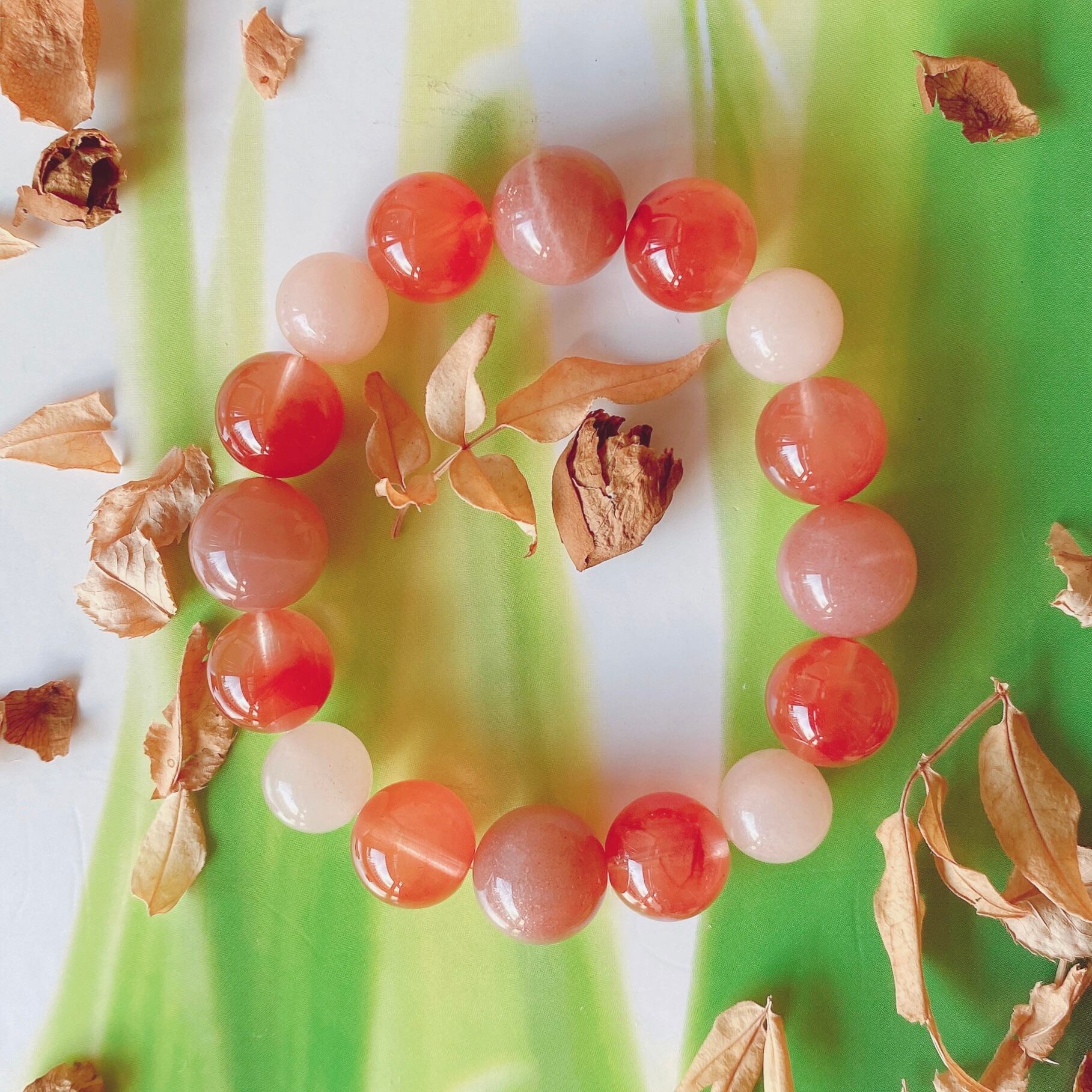 天然石 レインボームーンストーン レッドアベンチュリン 水晶 Sサイズ