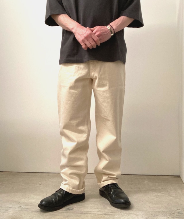 EVCON / RELAX STRAIGHT DENIM PANTS