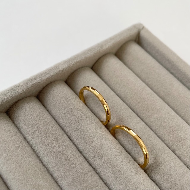 cut line ring ステンレスリング