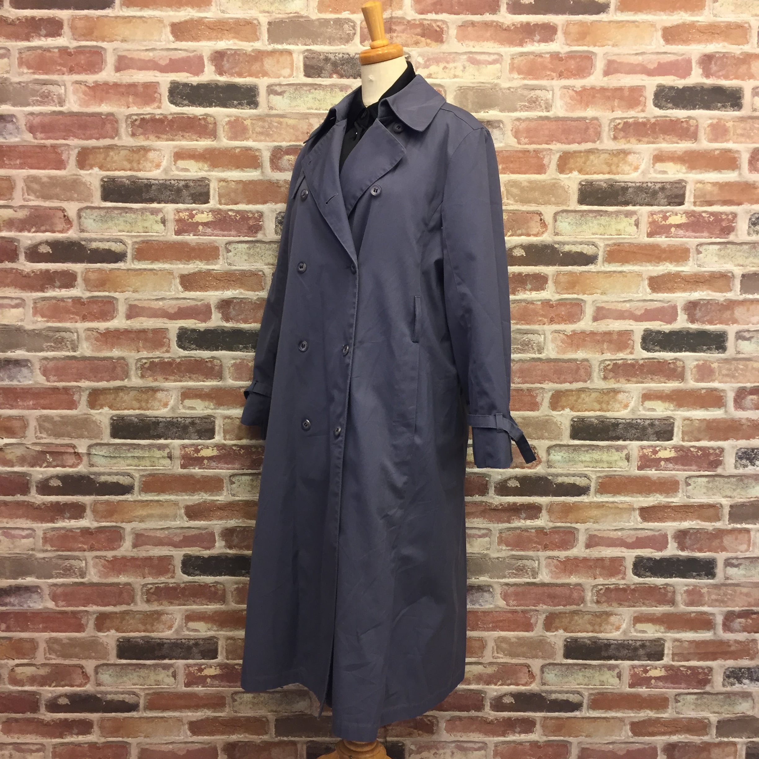 LONDON FOG Navy Trench Coat | インポート古着 GEORGE AND KEWPiE