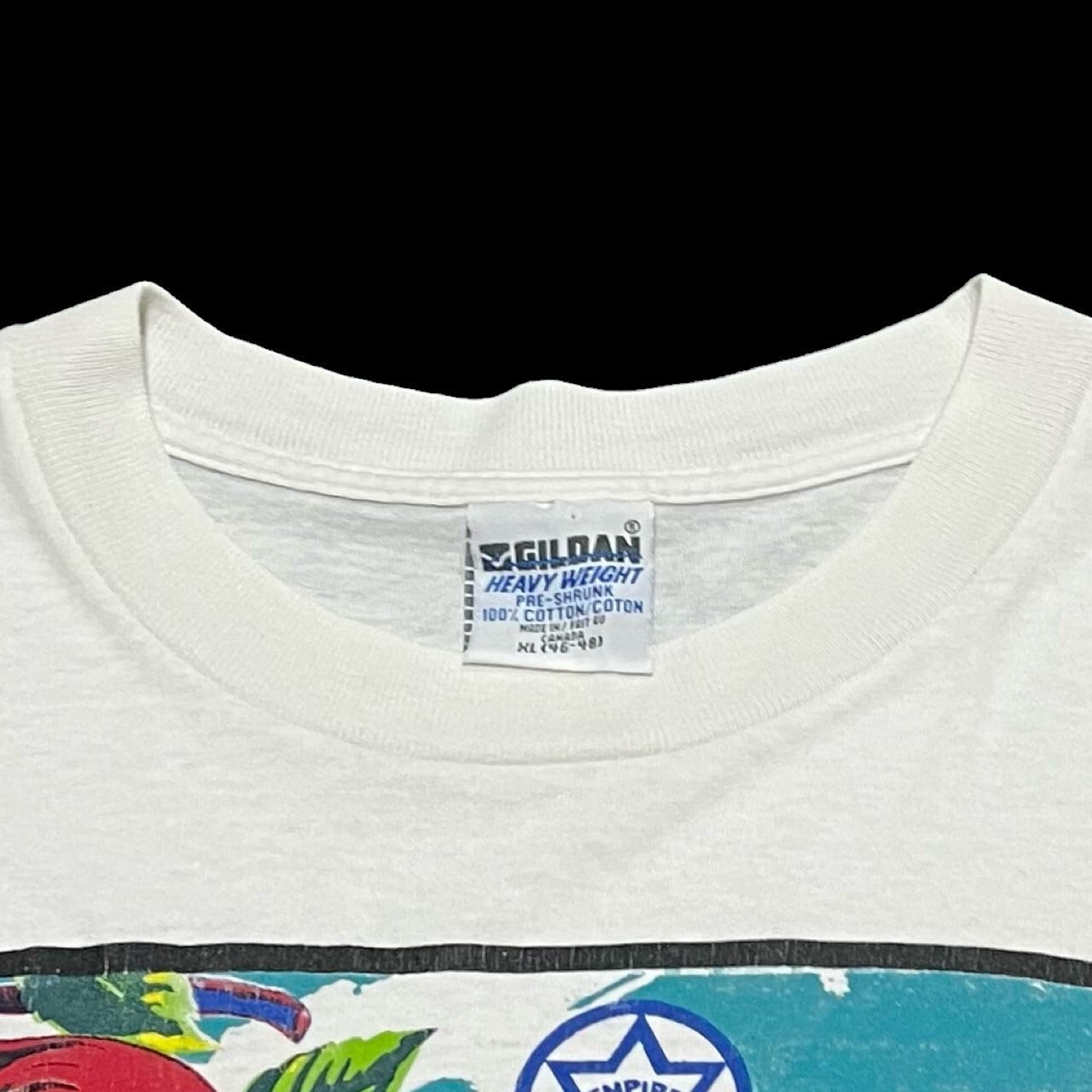 【Vintage】90s GILDAN Tech Painted Tee