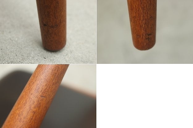 Axel Bender Madsen & Ejner Larsen ヴィンテージ チーク材 本革