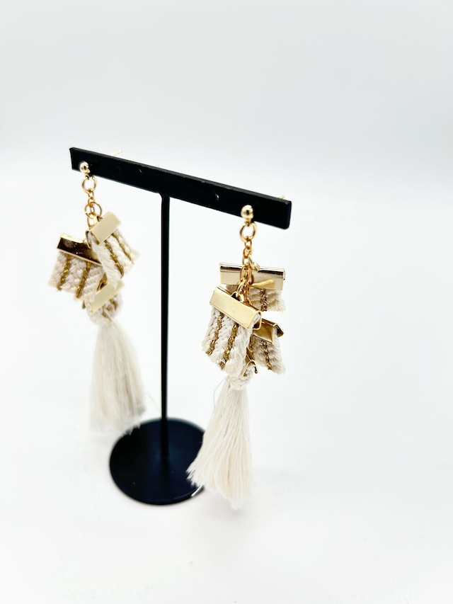 700-1039 帯締めロングピアス