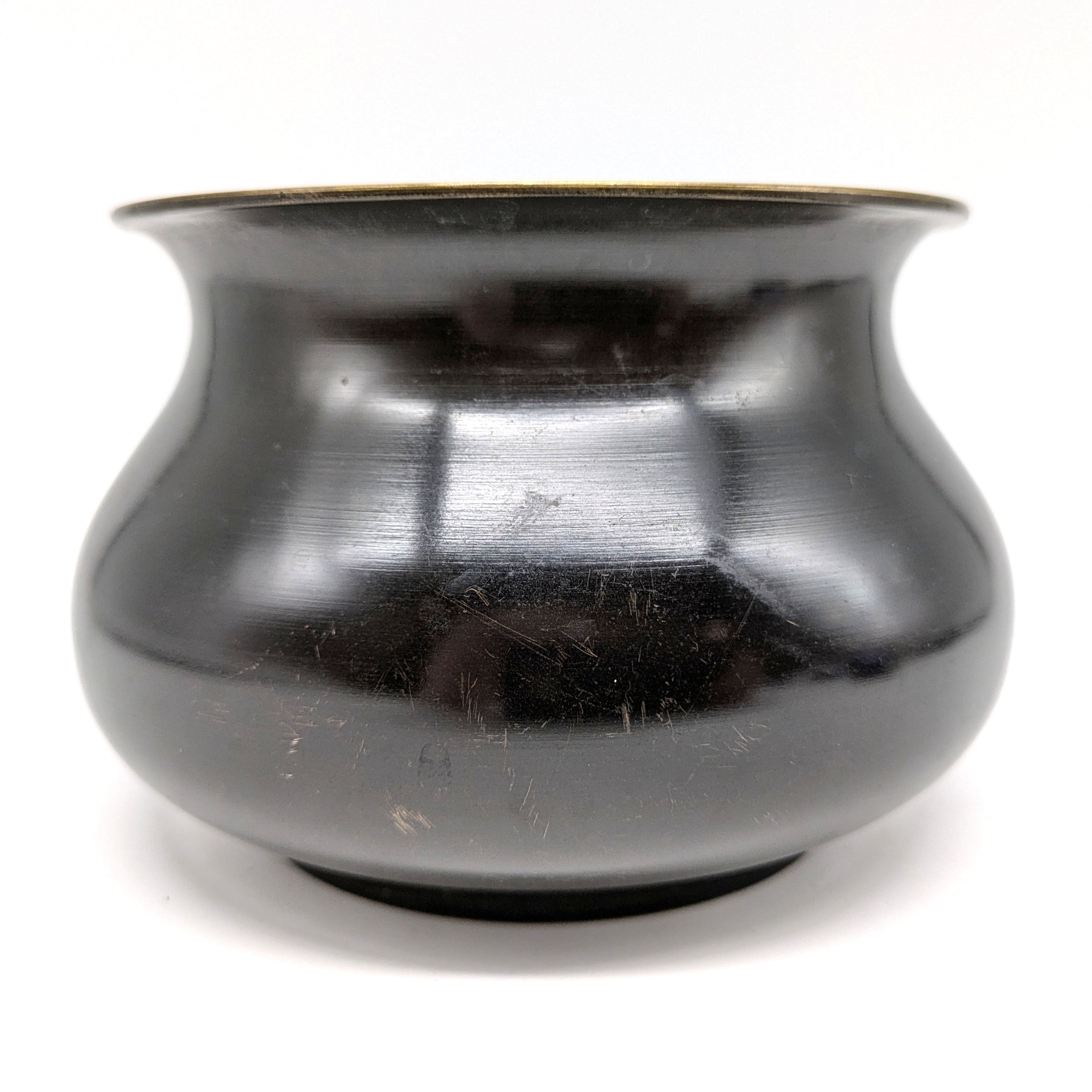 中川浄益・唐銅建水・茶道具・No.240820-13・梱包サイズ60