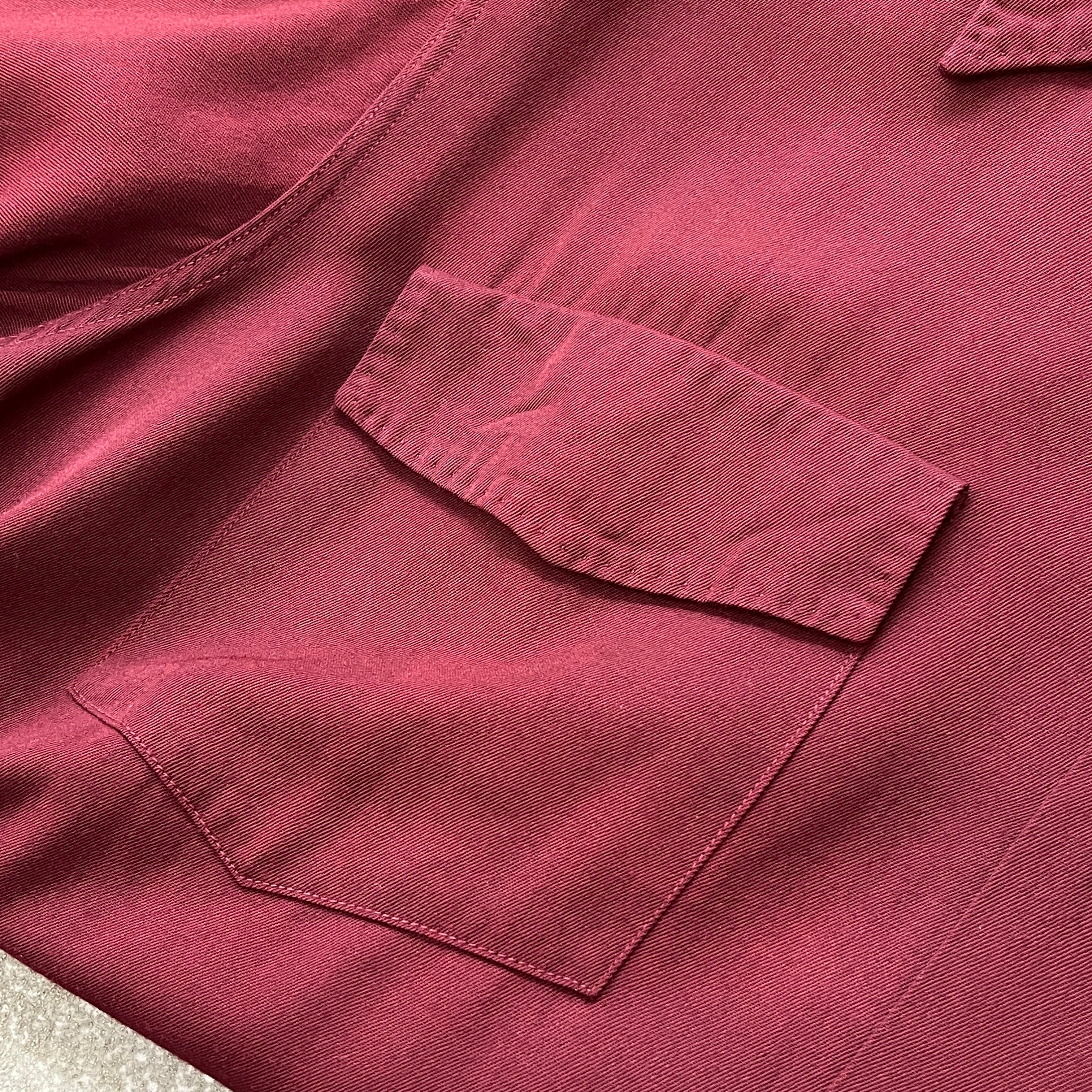 40s Creveling Of California Rayon Shirt 40年代 レーヨンギャバ