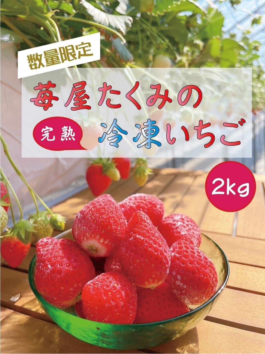 冷凍苺2kg
