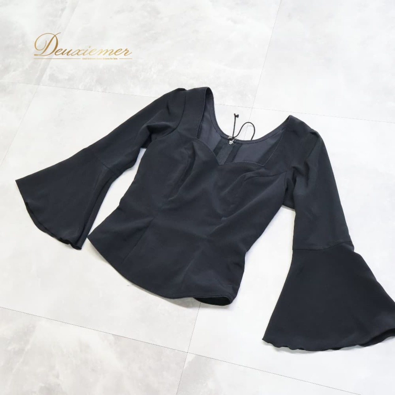 フラメンコ 衣装 エルモサイベリア HERMOSAIBERIA トップス ブラウス ブラック系 黒 無地 ダンス パーティ 発表会 シンプル レディース ダンス衣装 ステージ衣装 フォーマル エレガント ステージ用