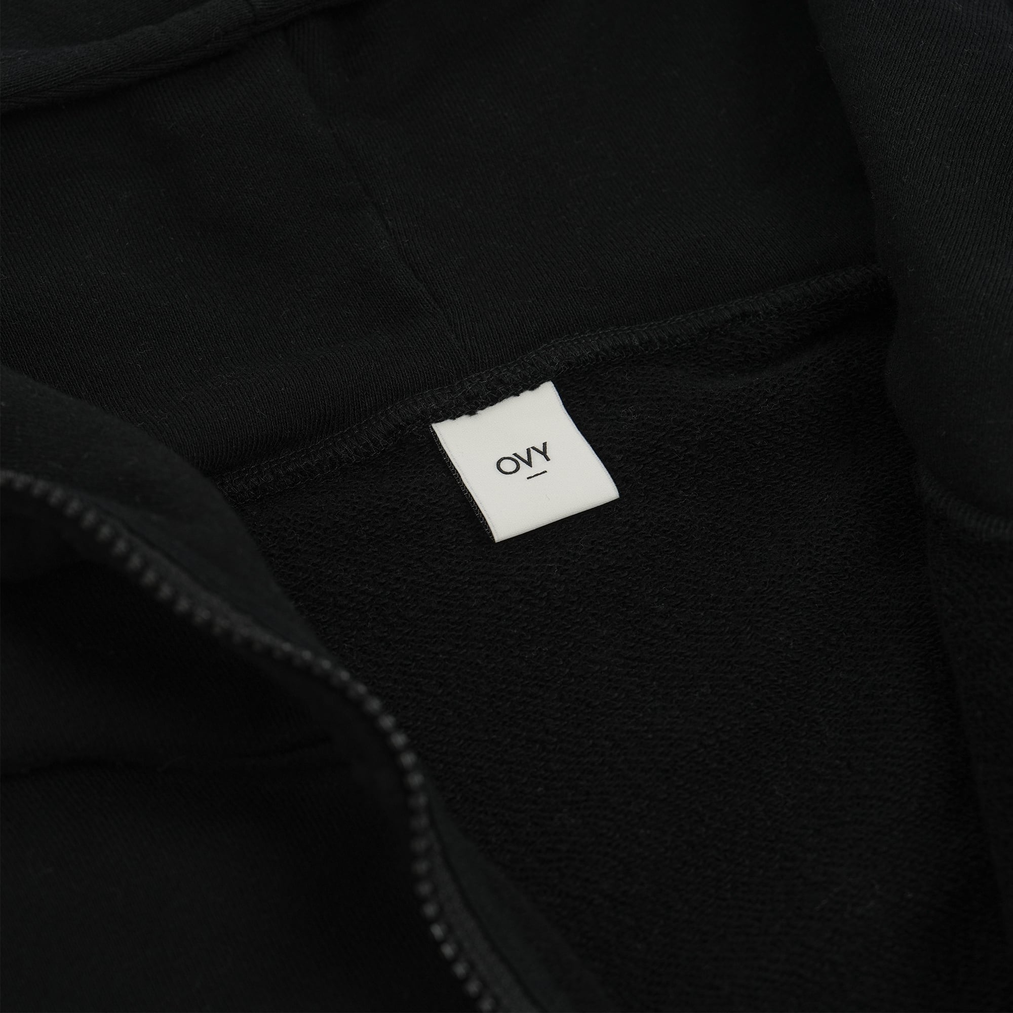 OVY French Terry Half Zip Hoodie (black)