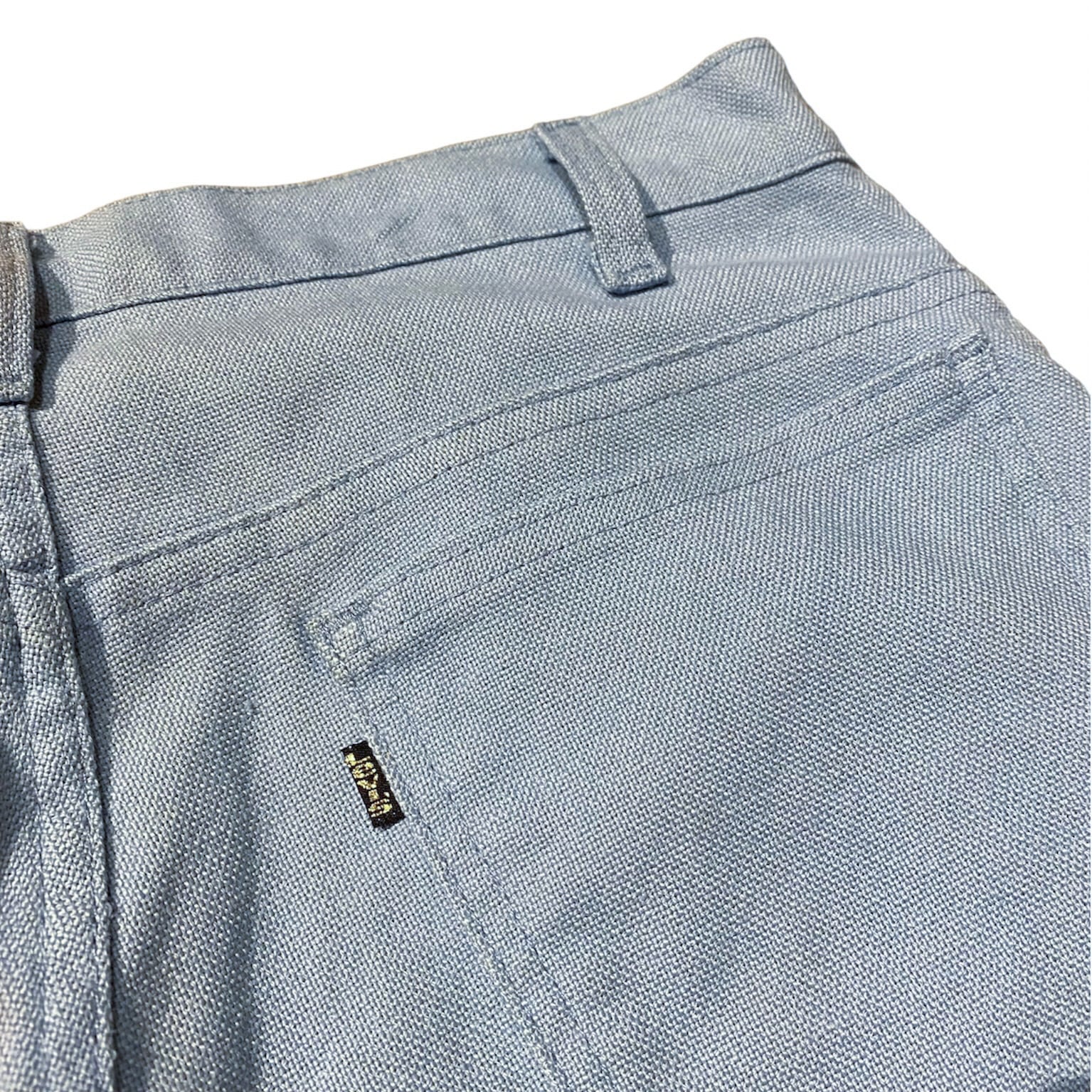 80's USA製 Levi's 517 STA-PREST Non Iron Pants W32 / リーバイス スタプレスト スタプレ  ブーツカット パンツ ブルー 古着 ヴィンテージ