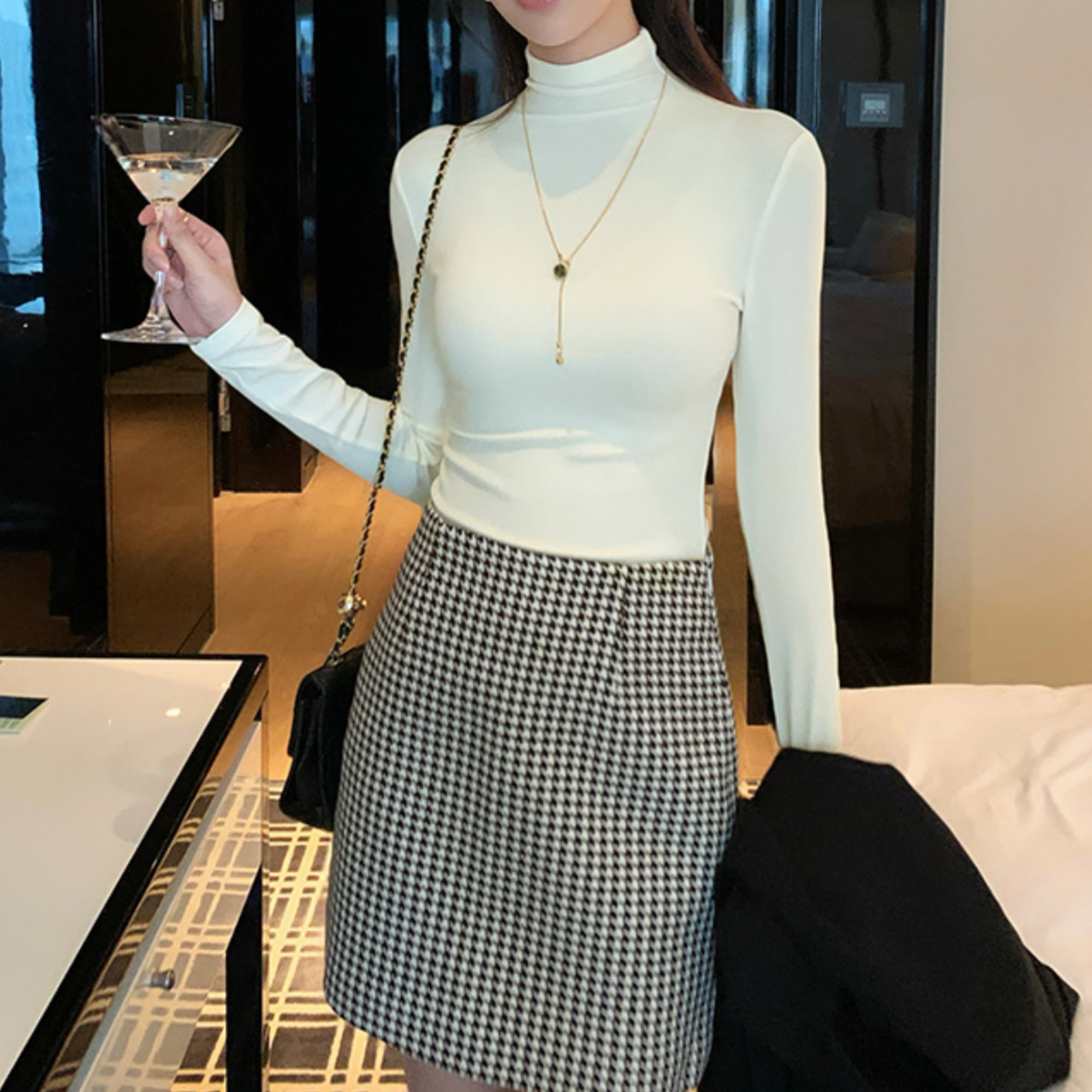 エレガンスタイトタートルニット(5color) A1147